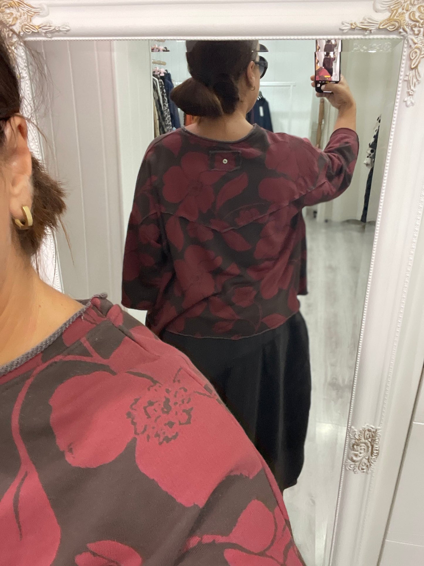 Sudadera Hana chocolate