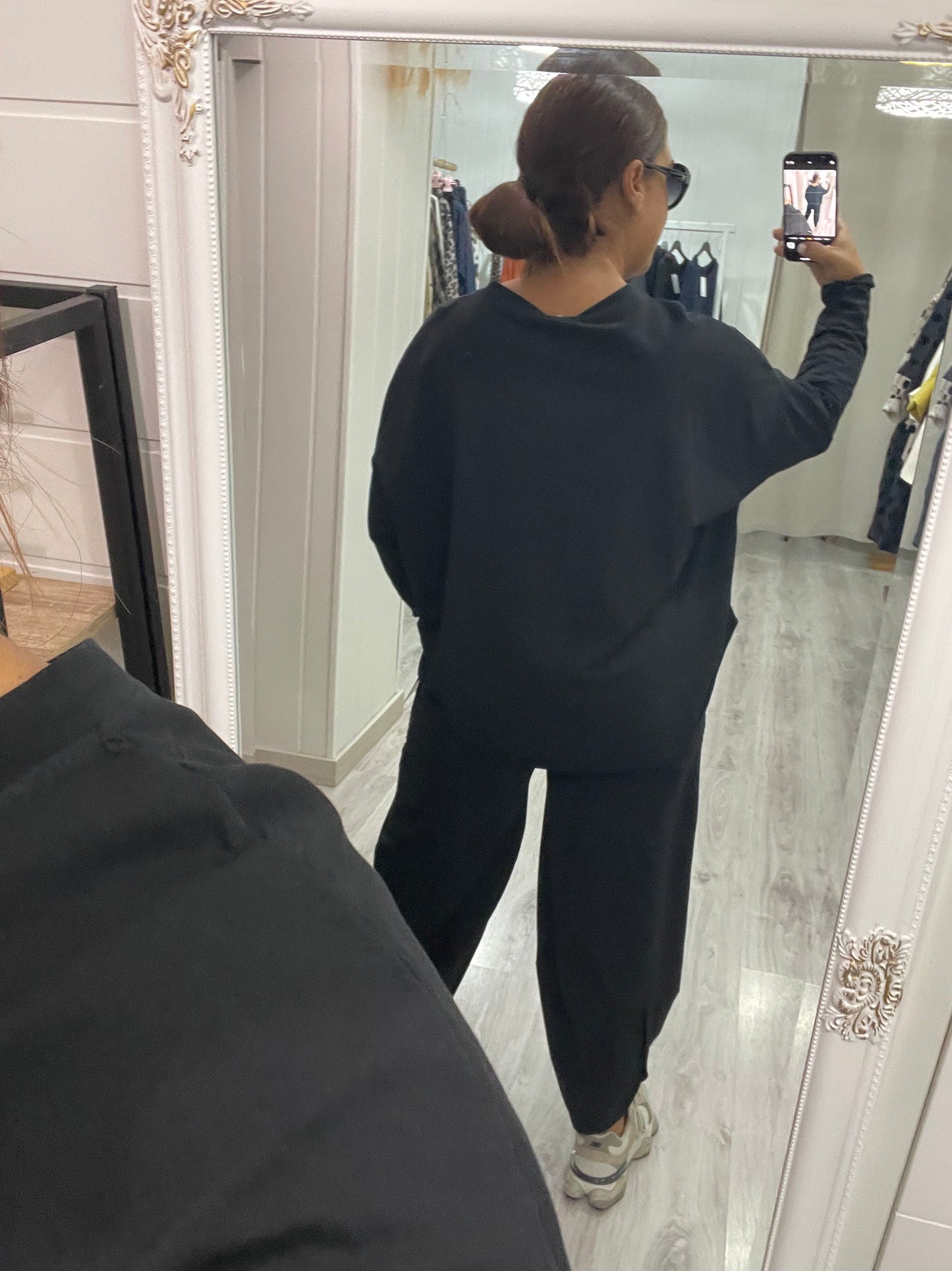 Sudadera Nara natural negro