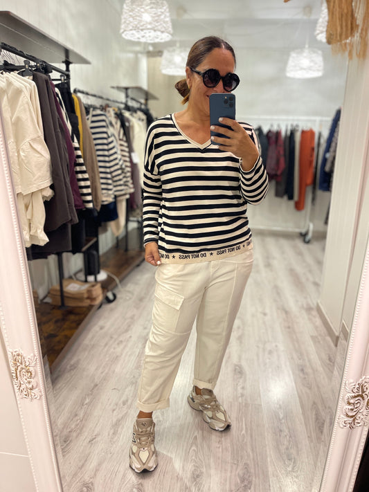 Pantalón Saoko marfil