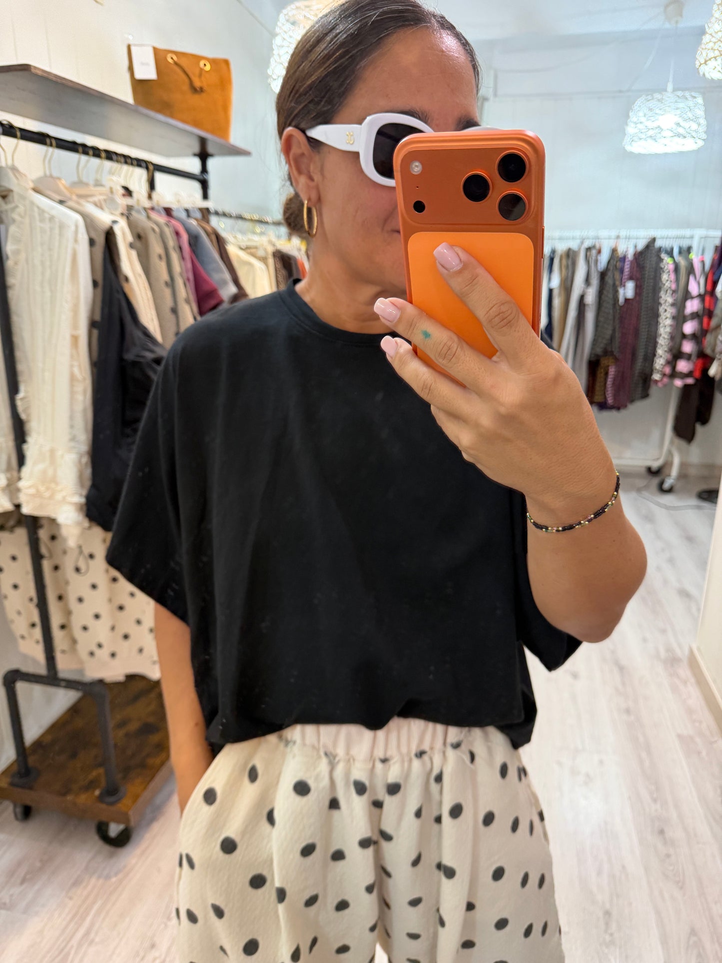Camiseta Lov negro