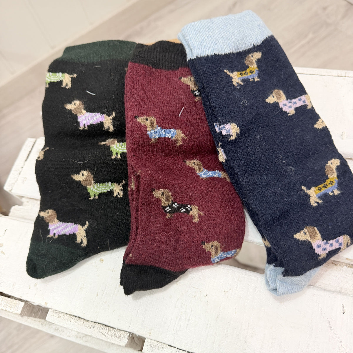 Pack 3 calcetines hombre perritos