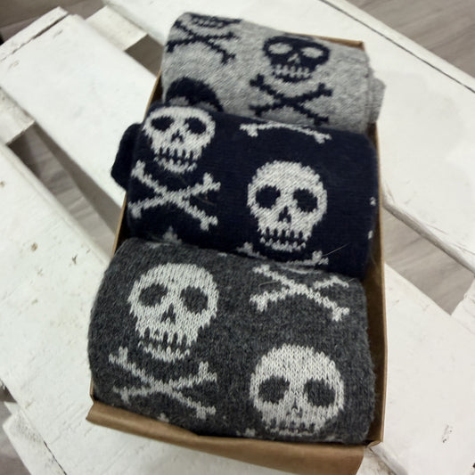 Pack 3 calcetines hombre calaveras y estrellas 3