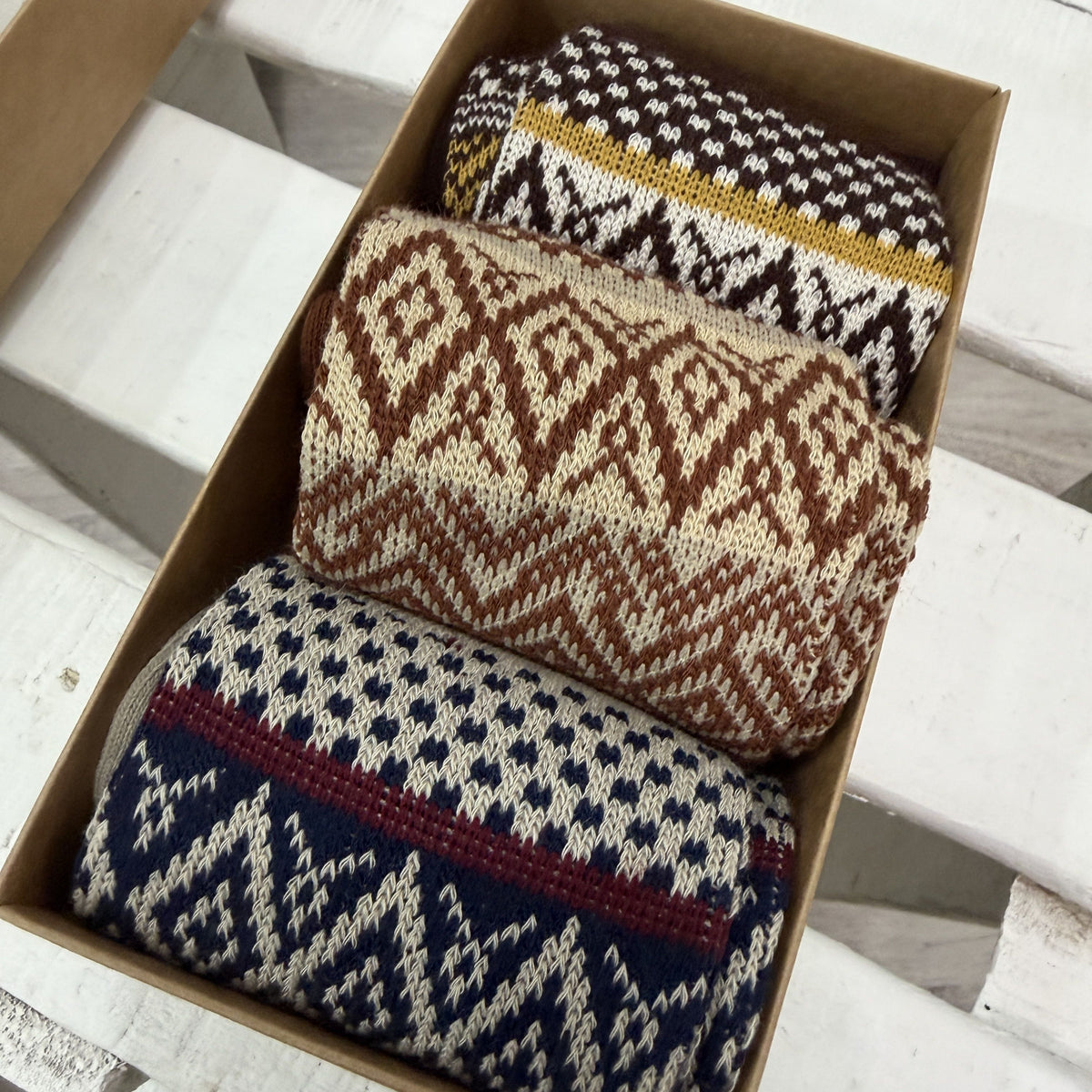 Pack 3 calcetines zigzag 1