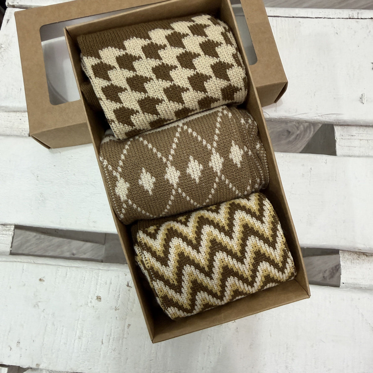 Pack 3 calcetines zigzag 2