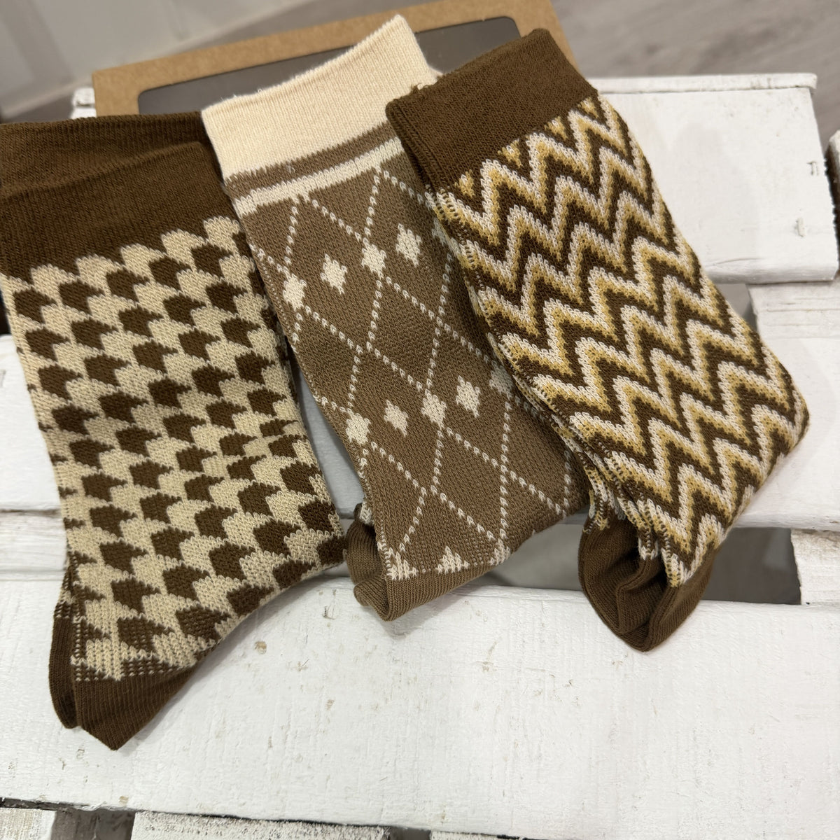 Pack 3 calcetines zigzag 2