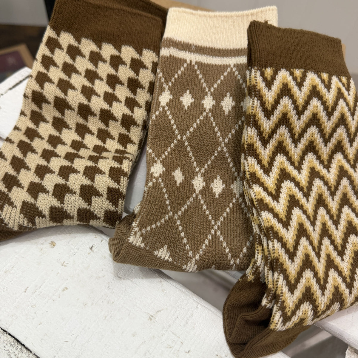 Pack 3 calcetines zigzag 2