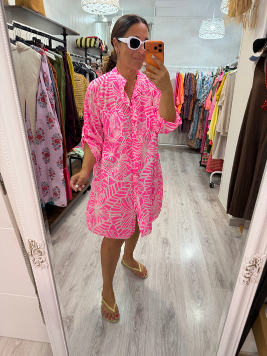 Camisola Flor fucsia