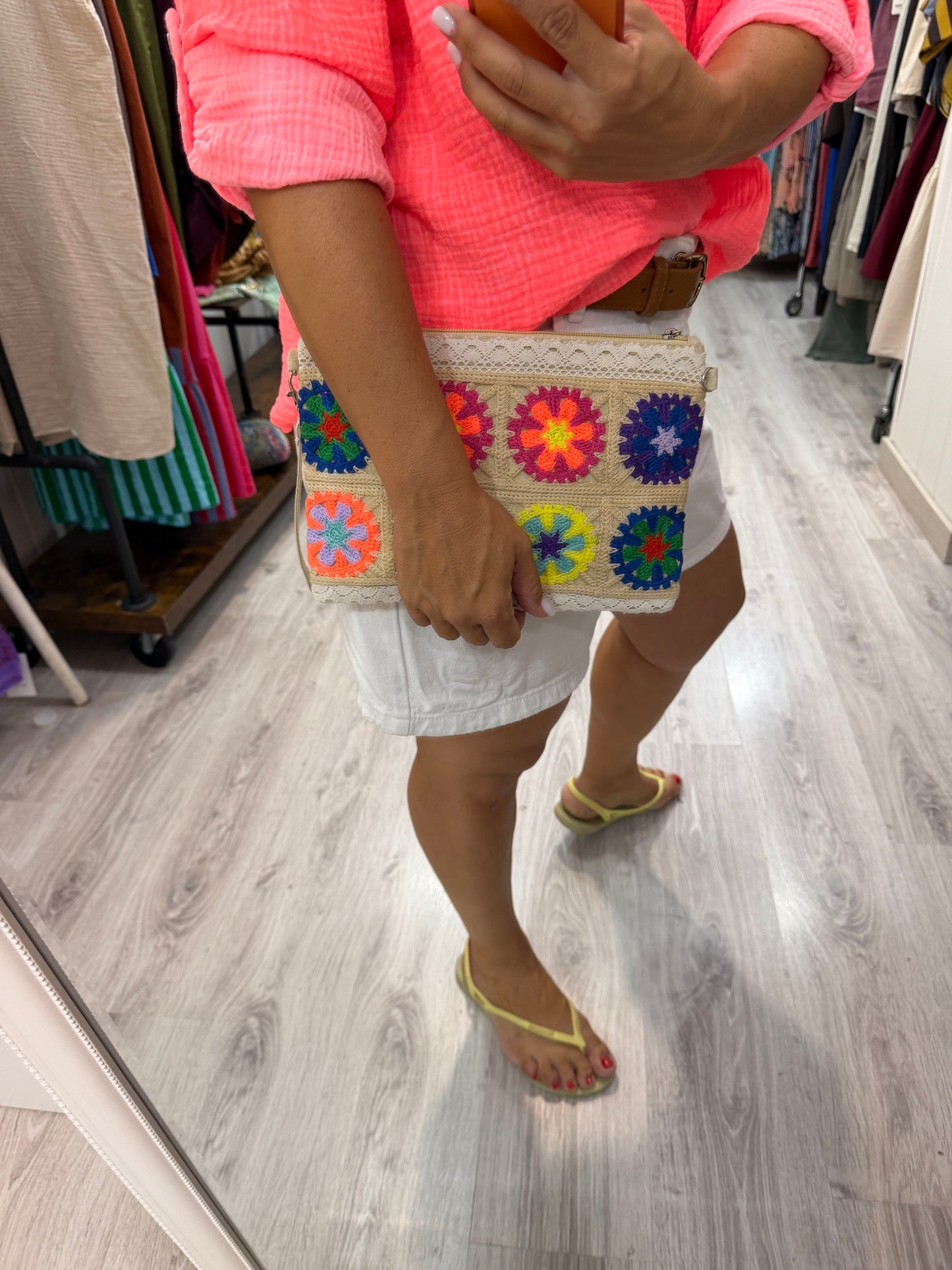 Blusa Tarifa bambula coral