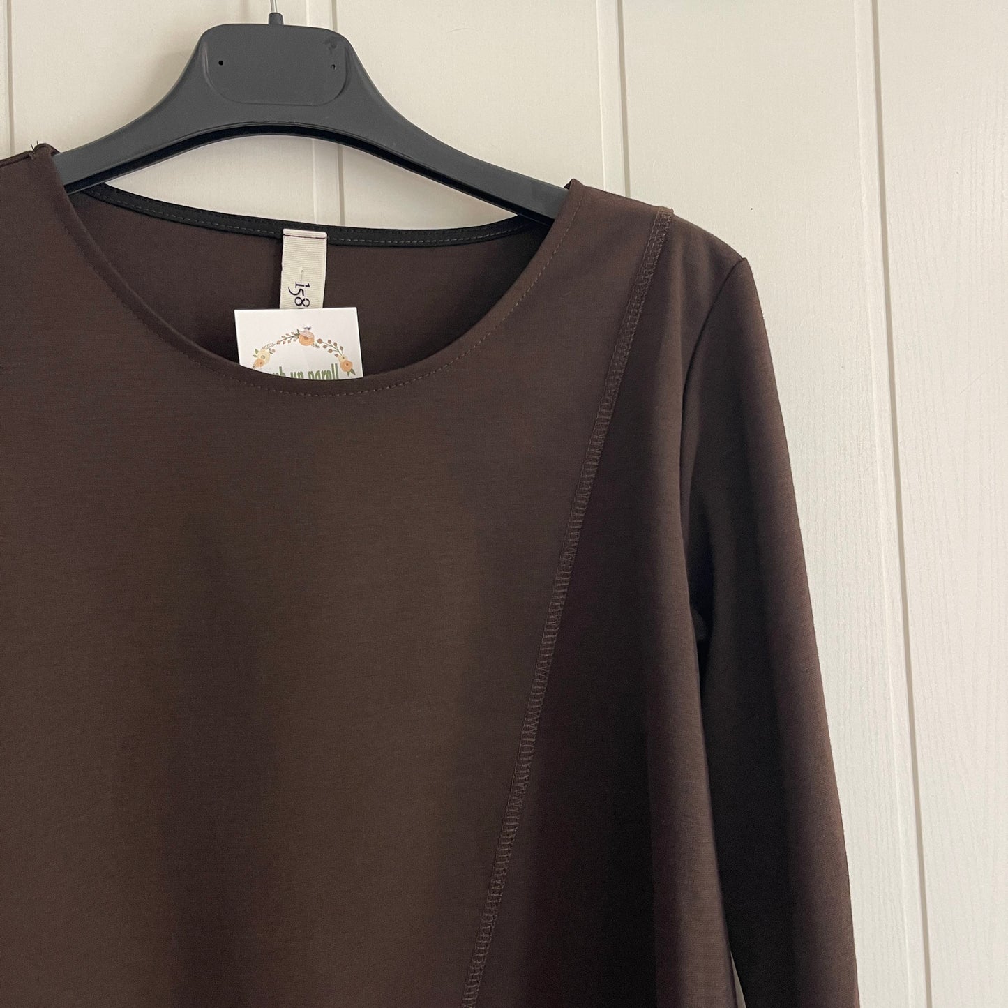 Camiseta Korea punto roma chocolate