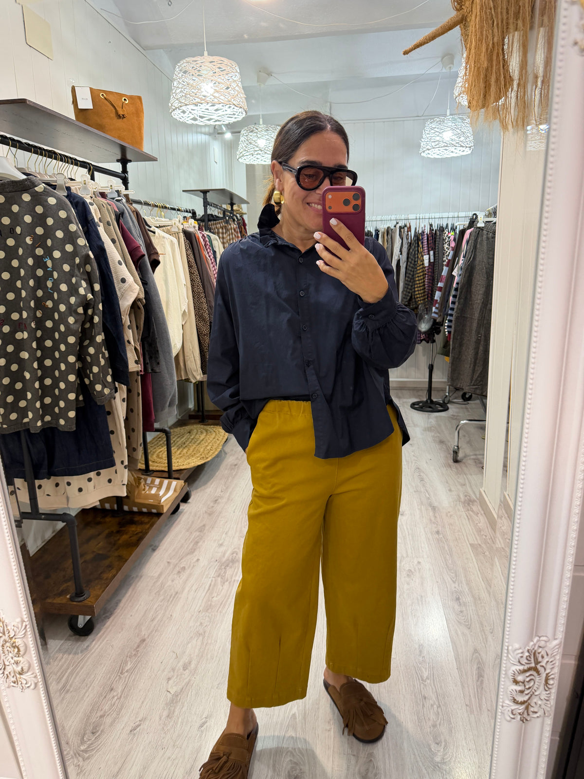 Conjunto Traje mostaza
