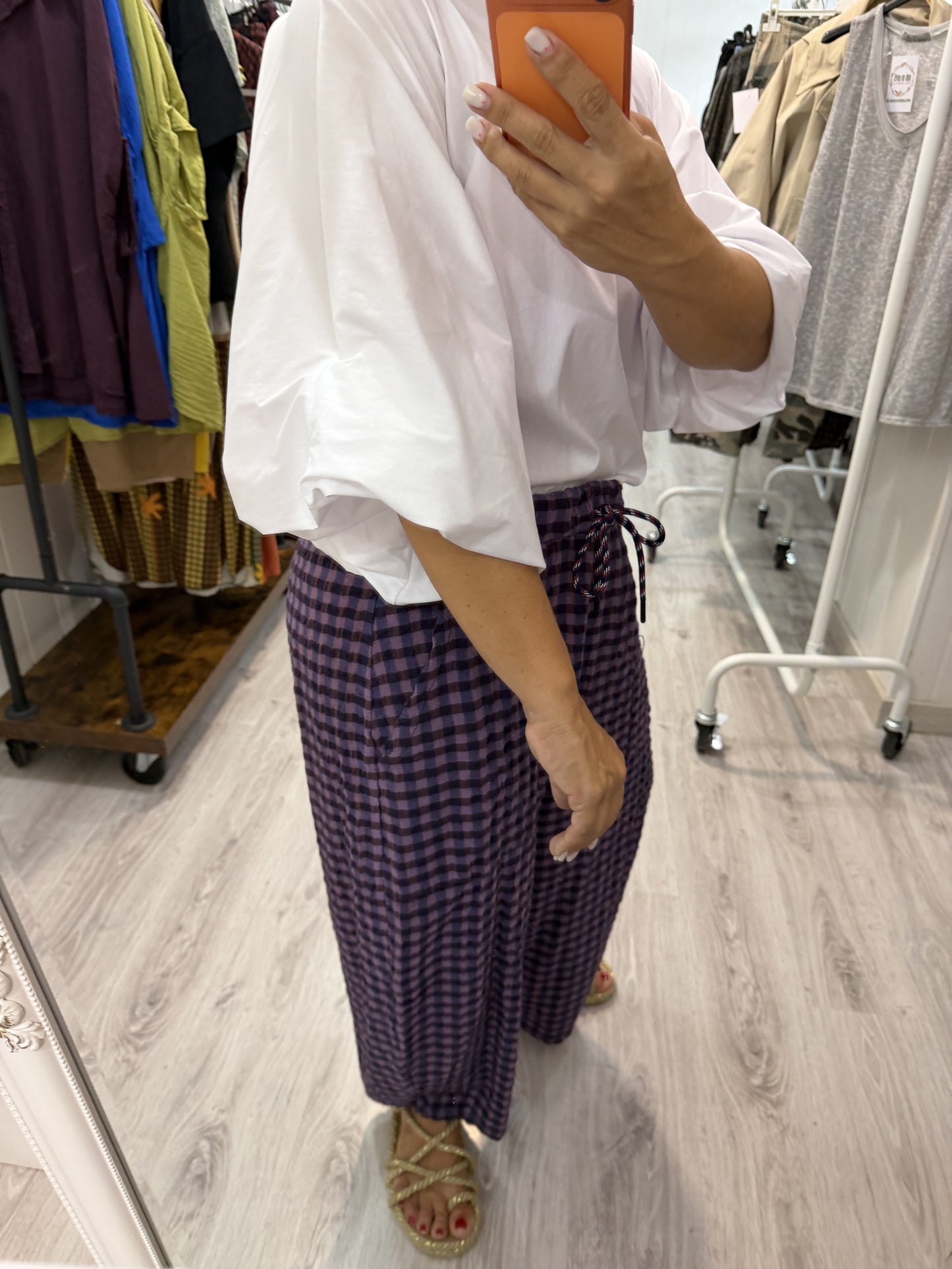 Blusa Maga convertible blanco