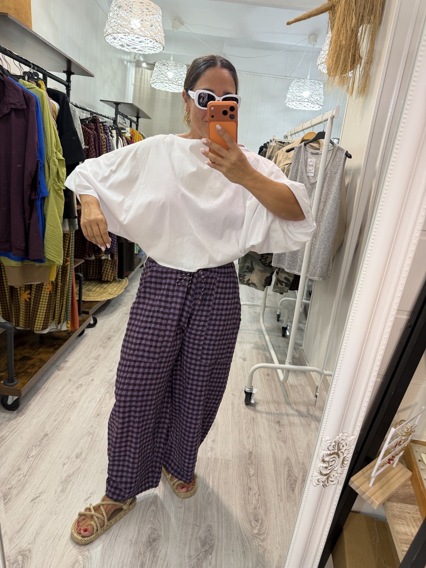 Blusa Maga convertible blanco