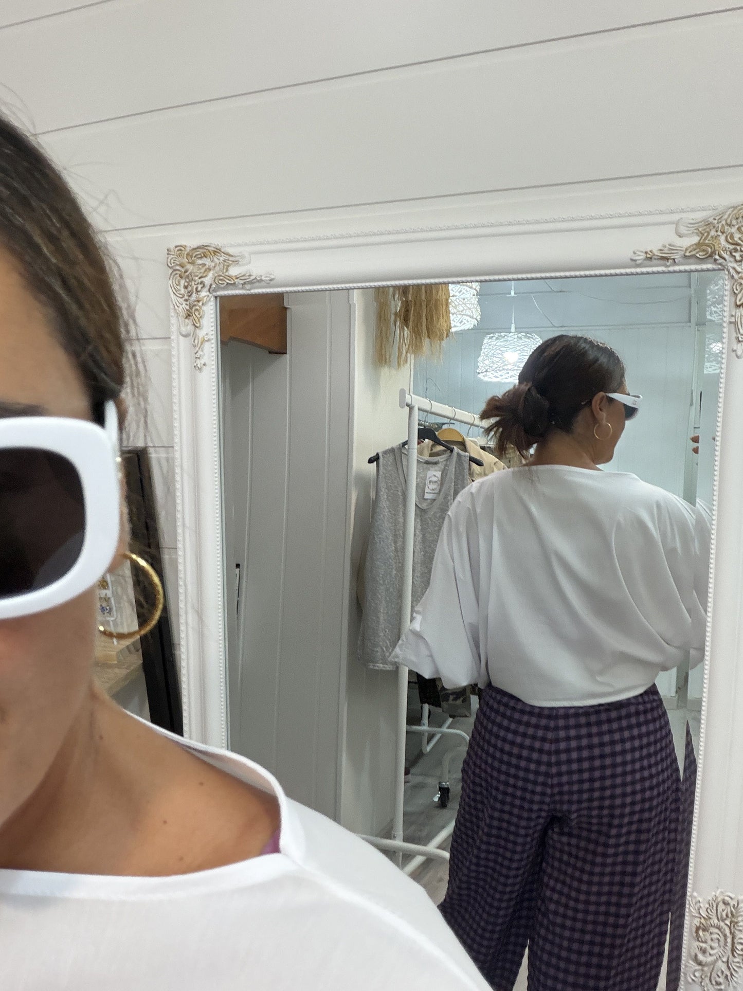 Blusa Maga convertible blanco