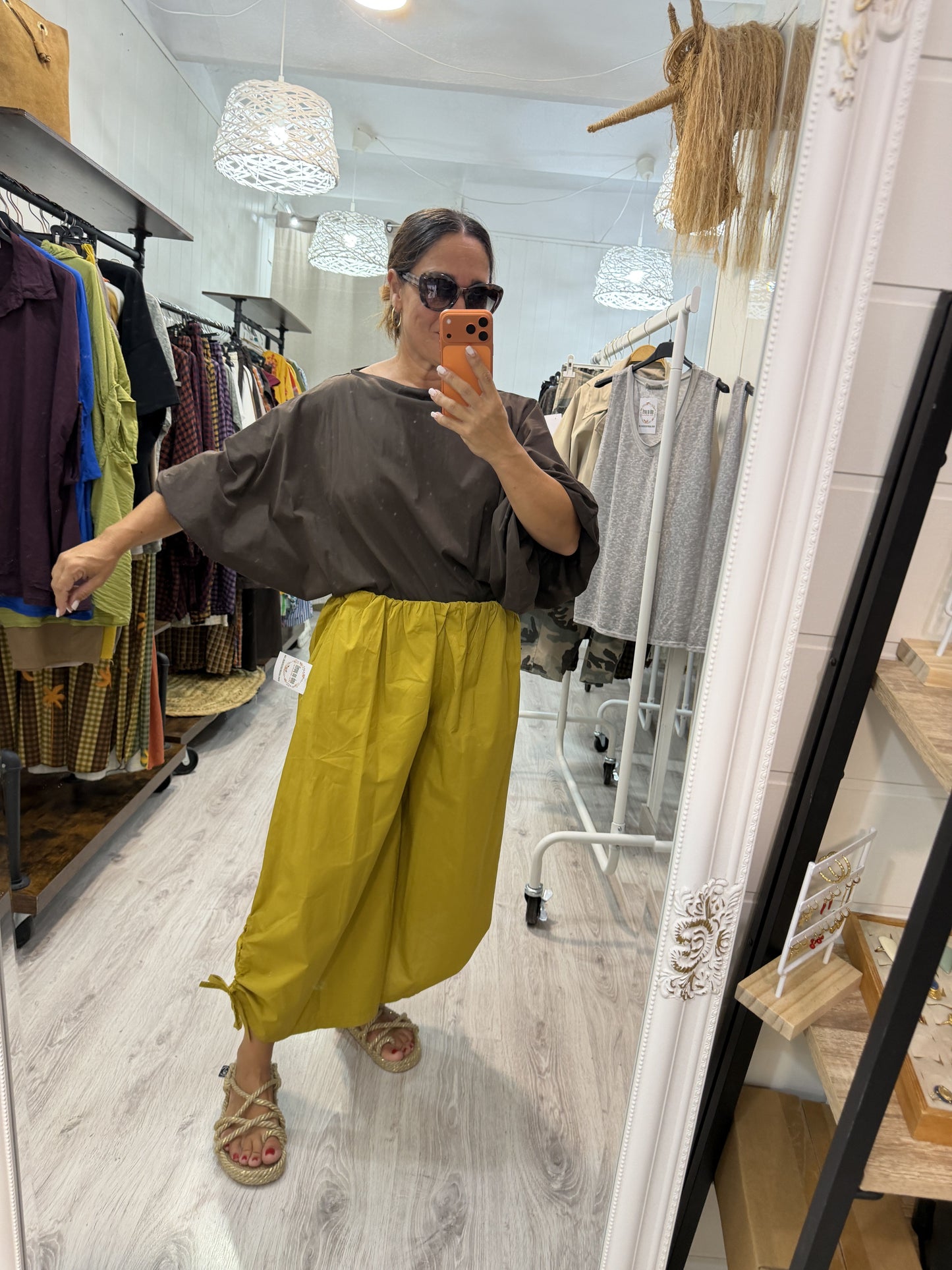 Blusa Maga convertible chocolate
