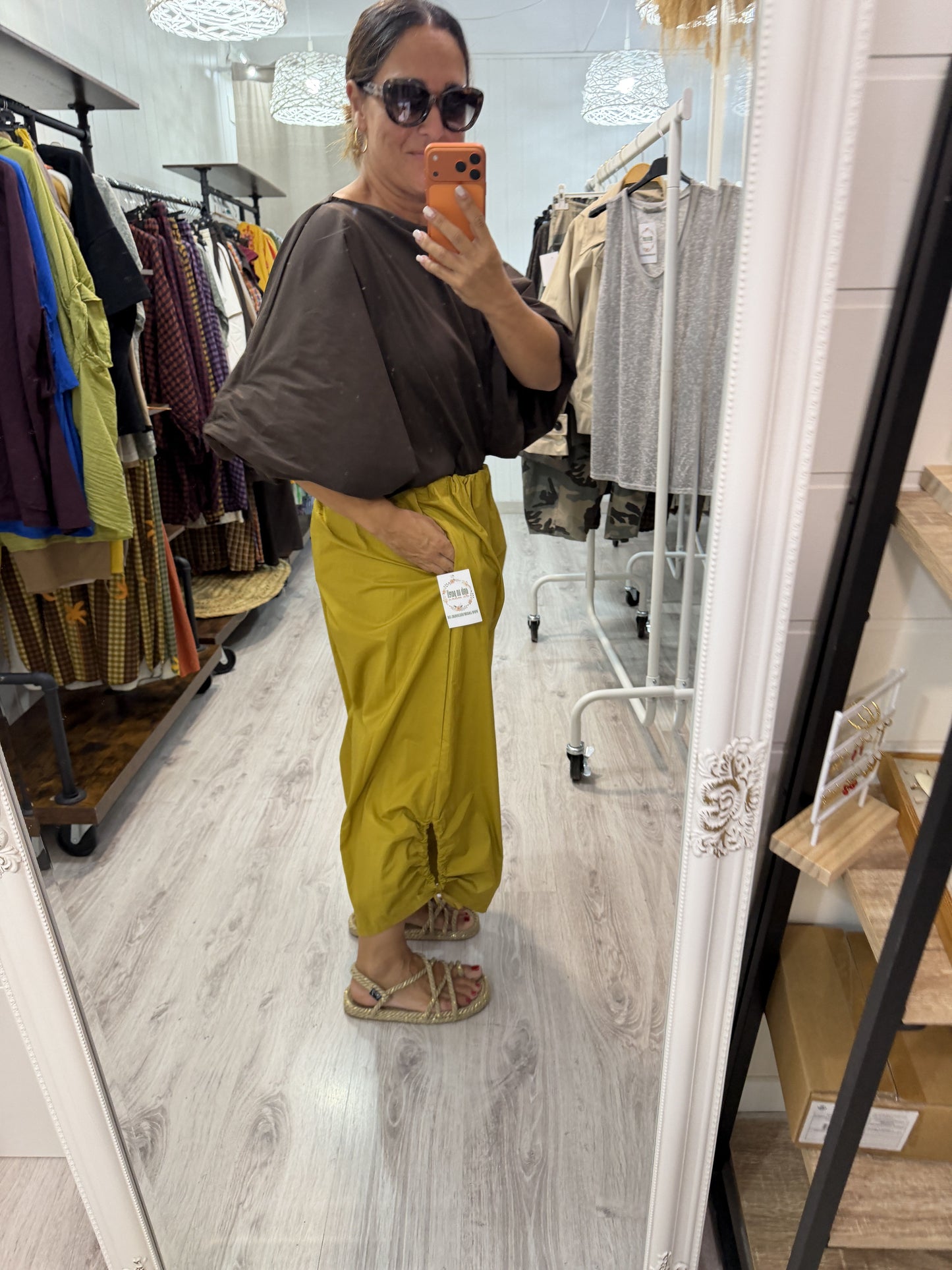 Blusa Maga convertible chocolate