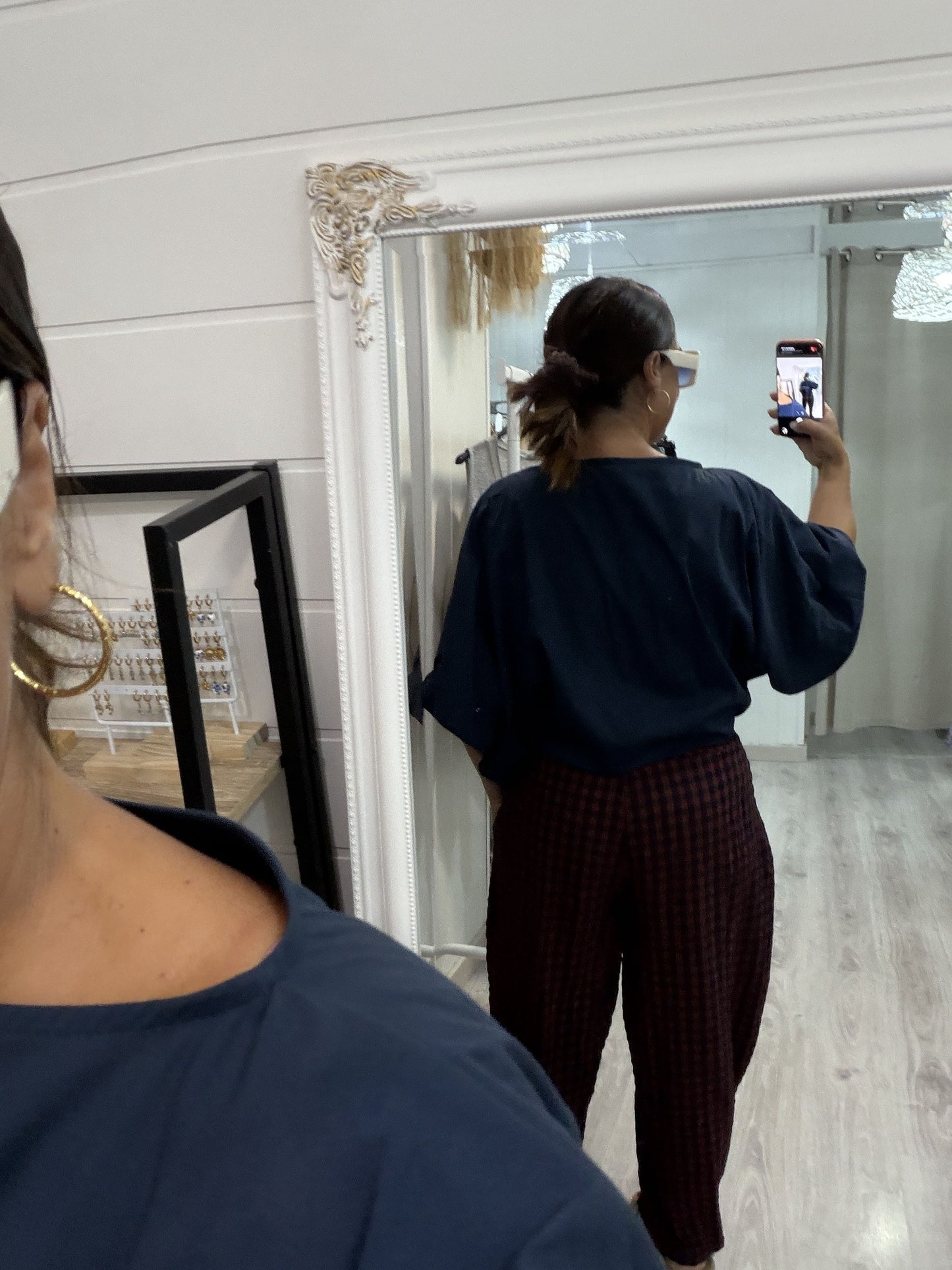 Blusa Maga convertible marino