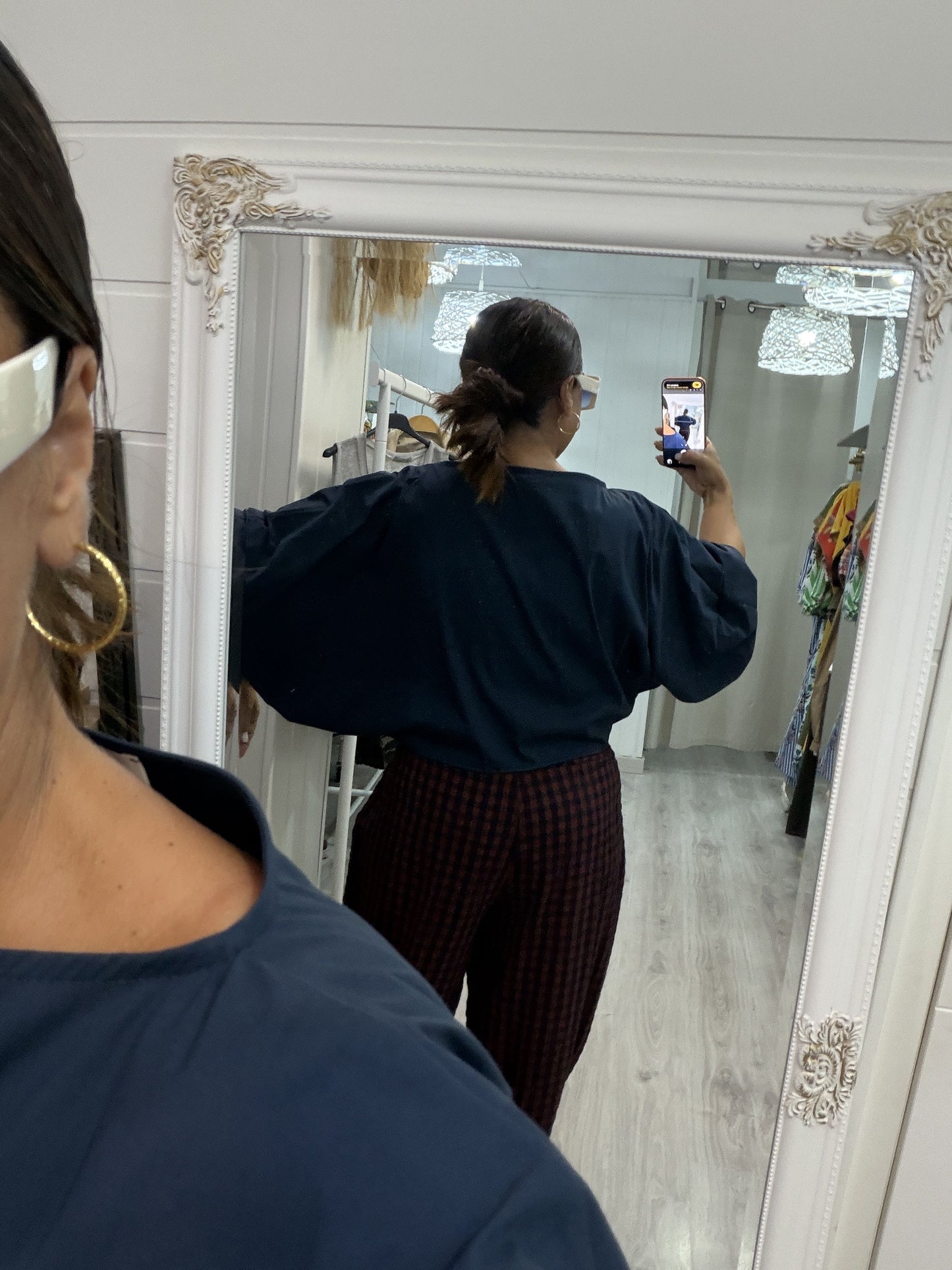 Blusa Maga convertible marino