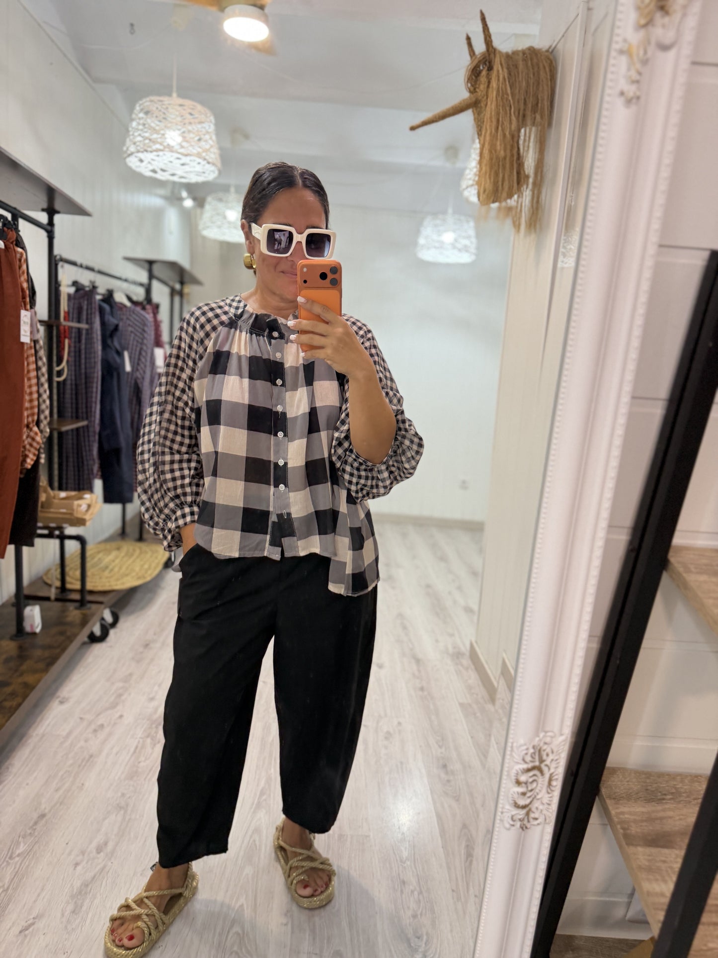Blusa Akari negro