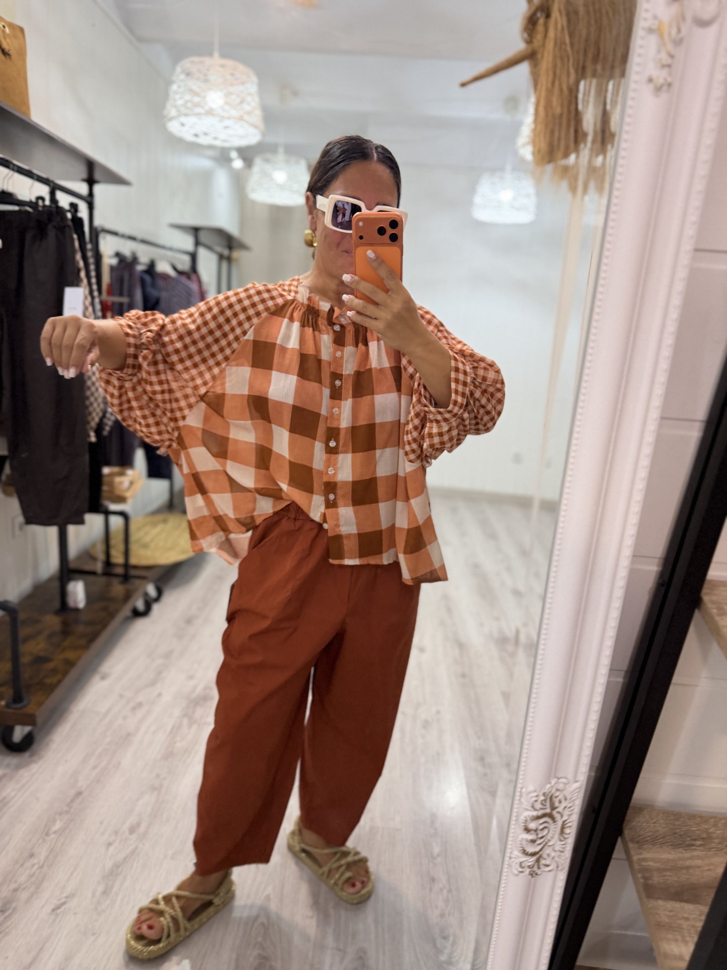 Blusa Akari caldera