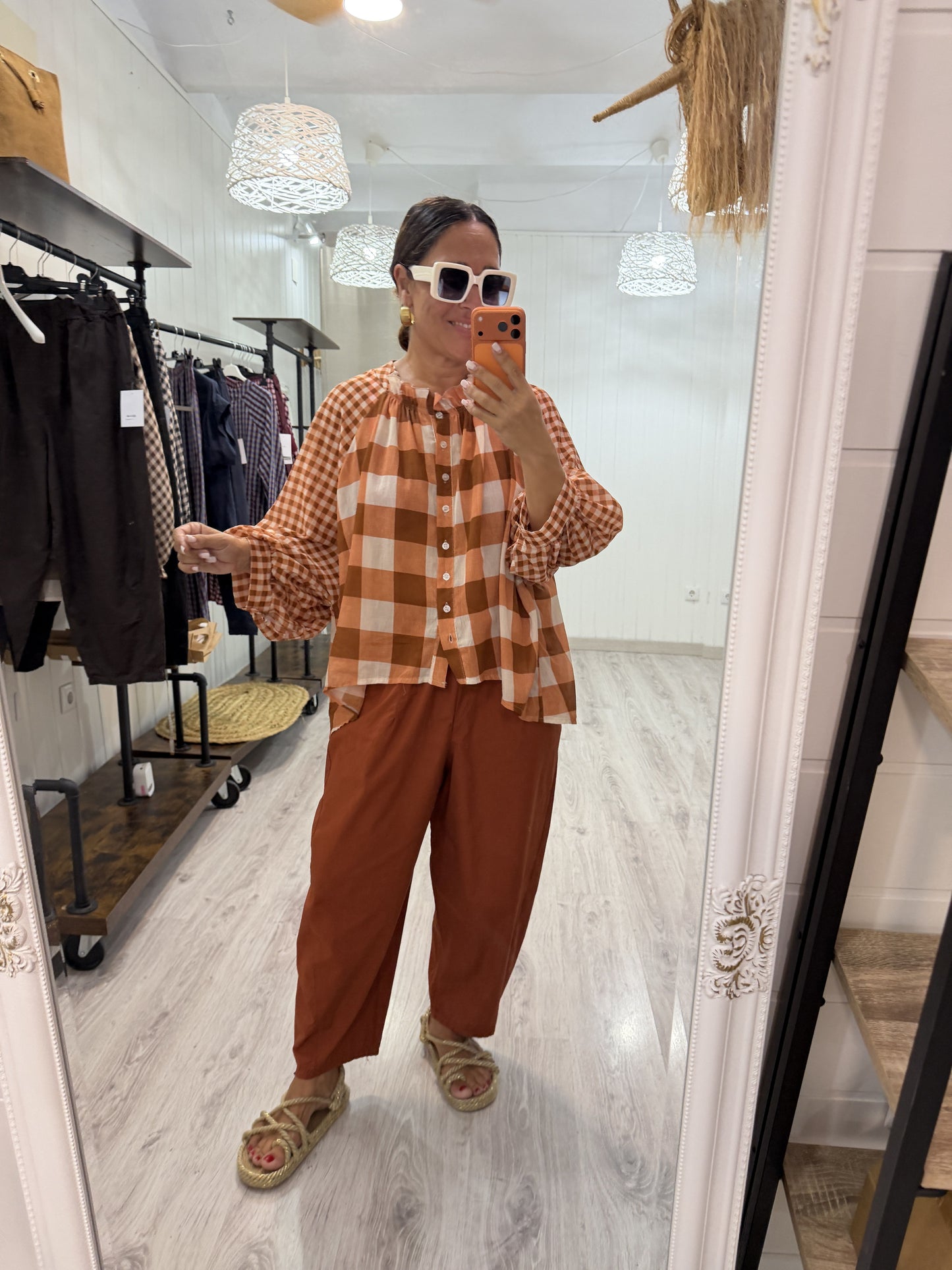 Blusa Akari caldera