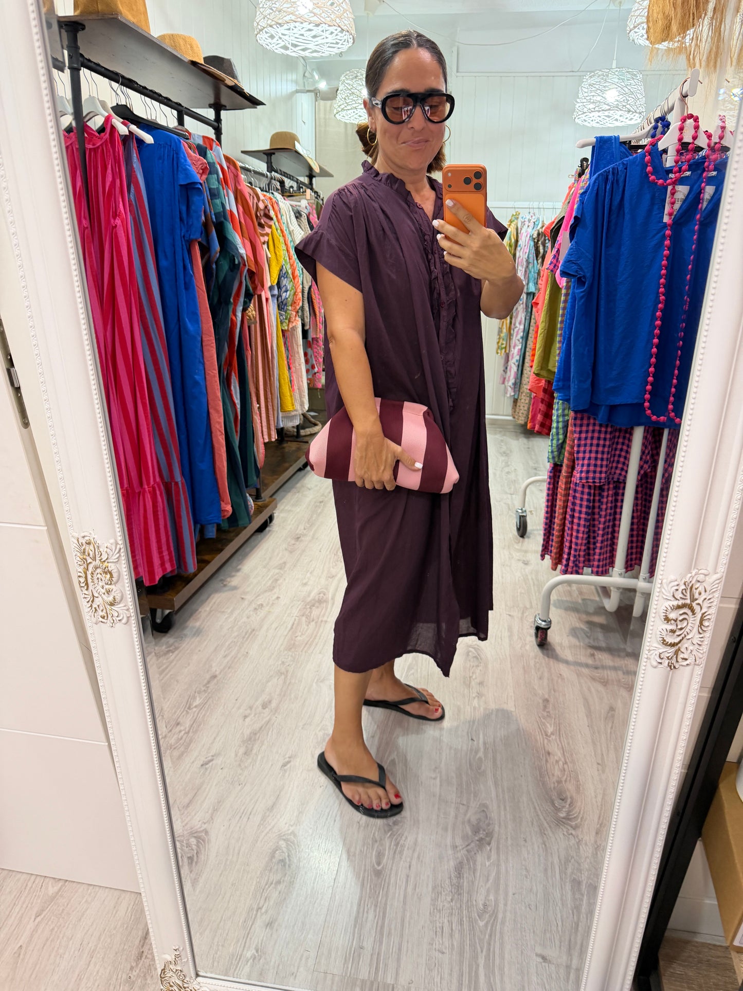 Vestido Federica berenjena