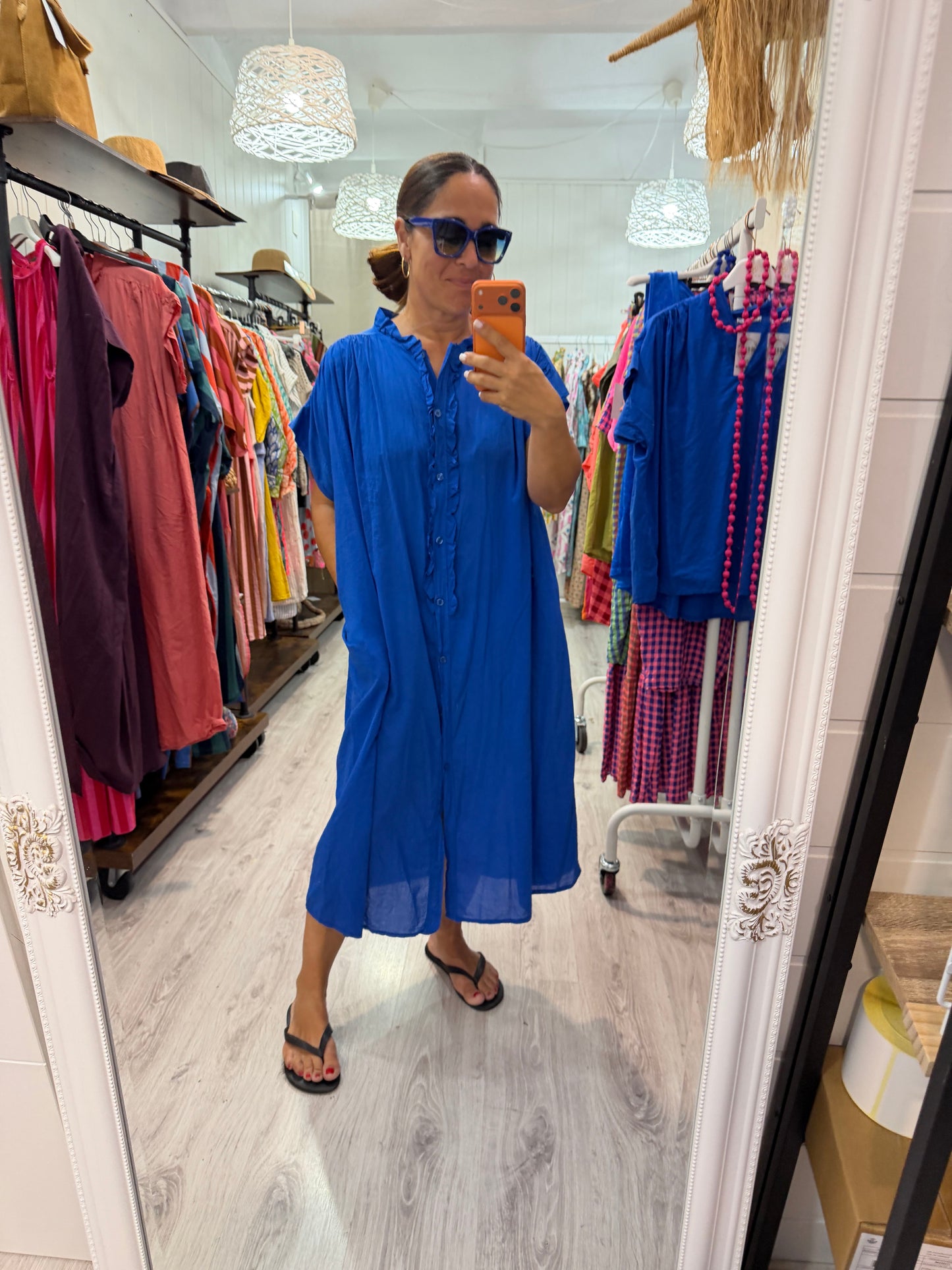 Vestido Federica azul klein