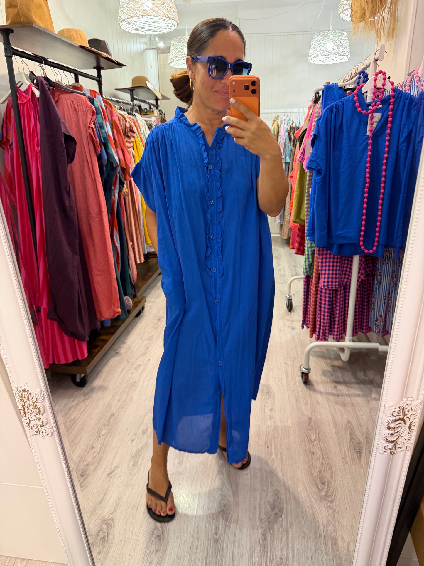 Vestido Federica azul klein