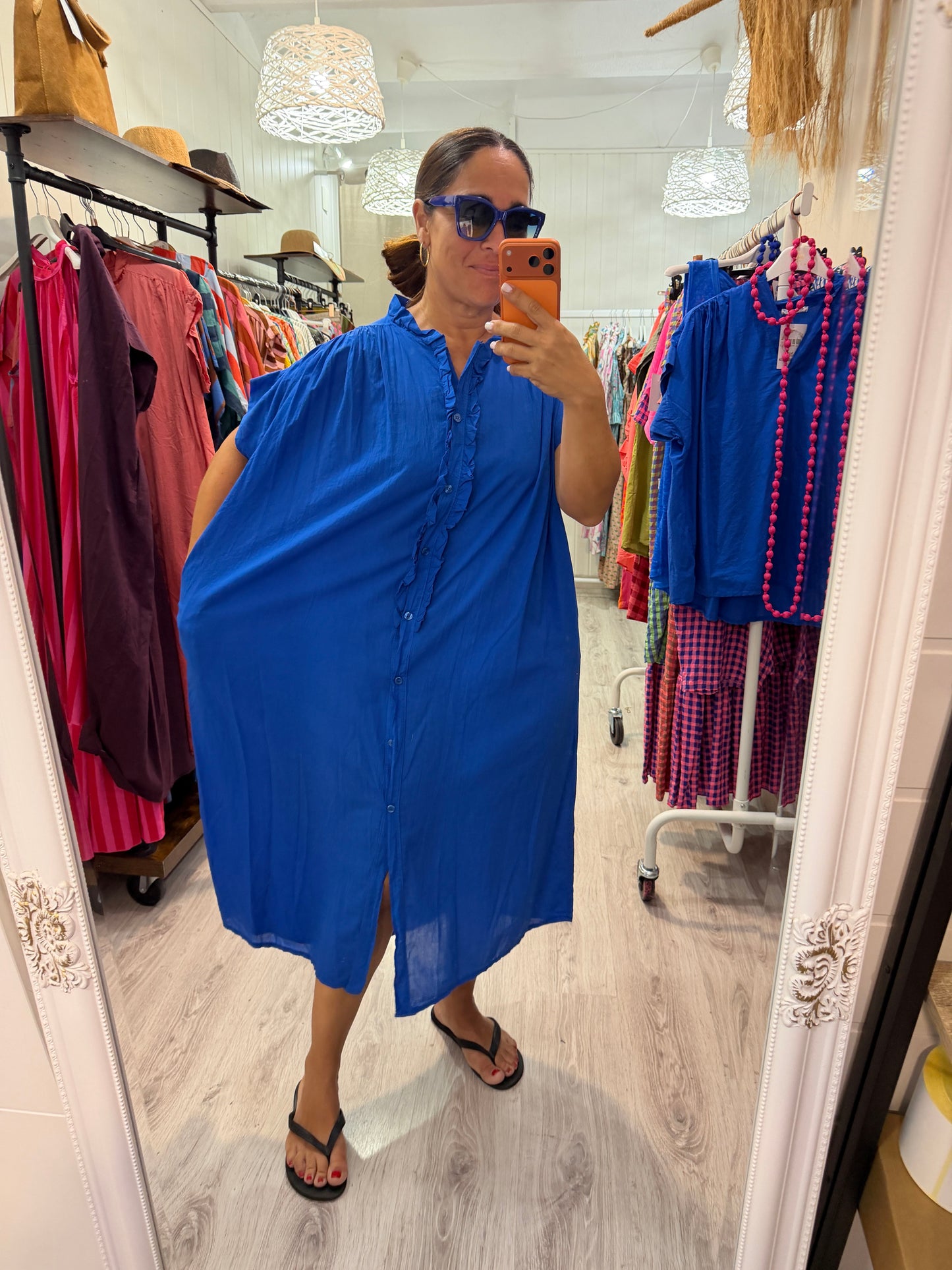 Vestido Federica azul klein