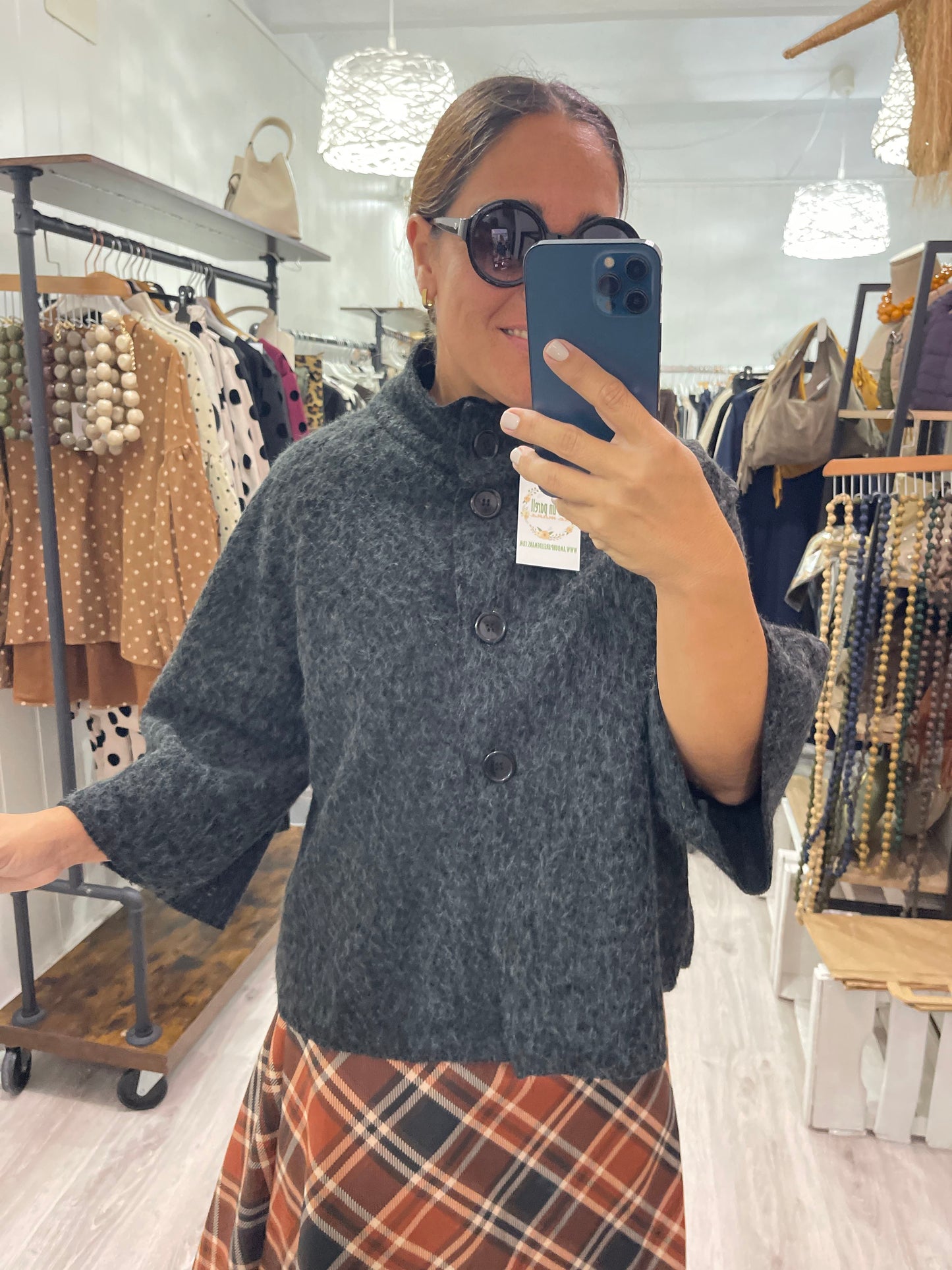 Falda British antelina teja