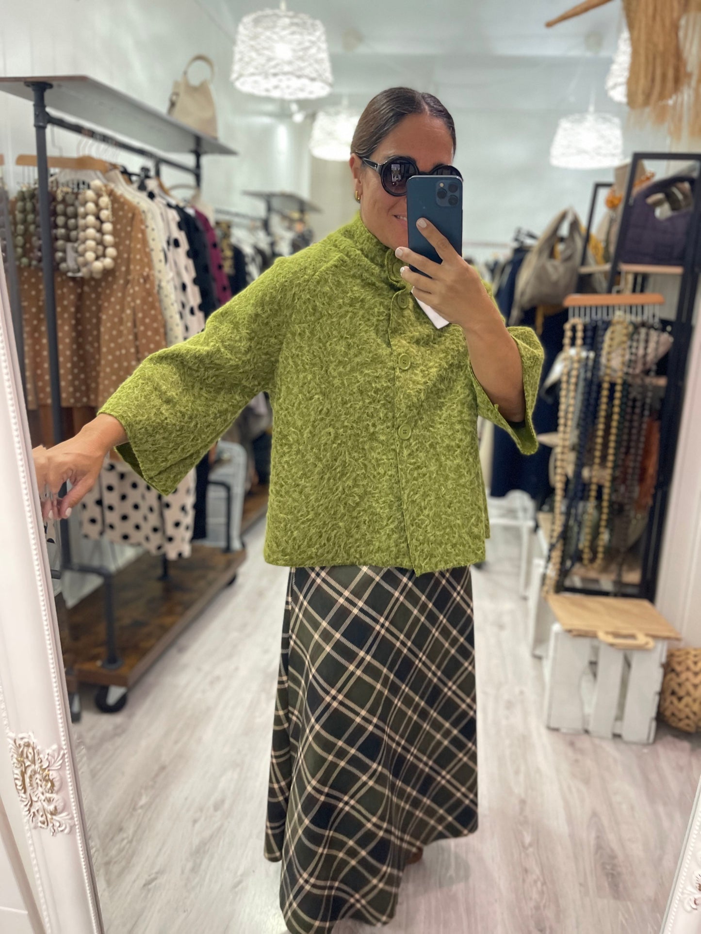 Chaqueta Yara pistacho