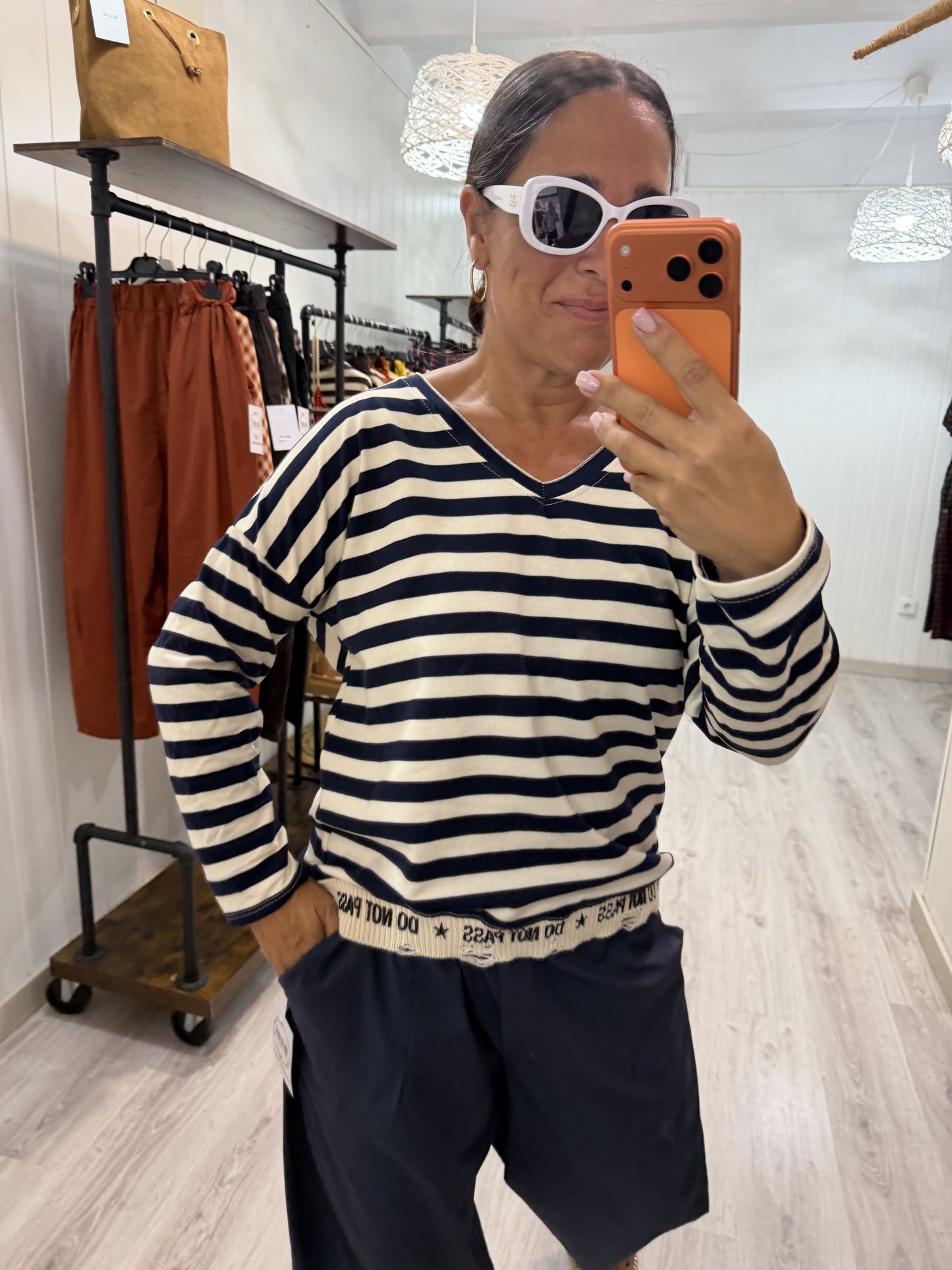 Sudadera Navy Do not Pass marino
