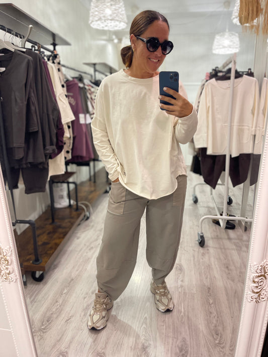 Pantalón Nara Natural taupe