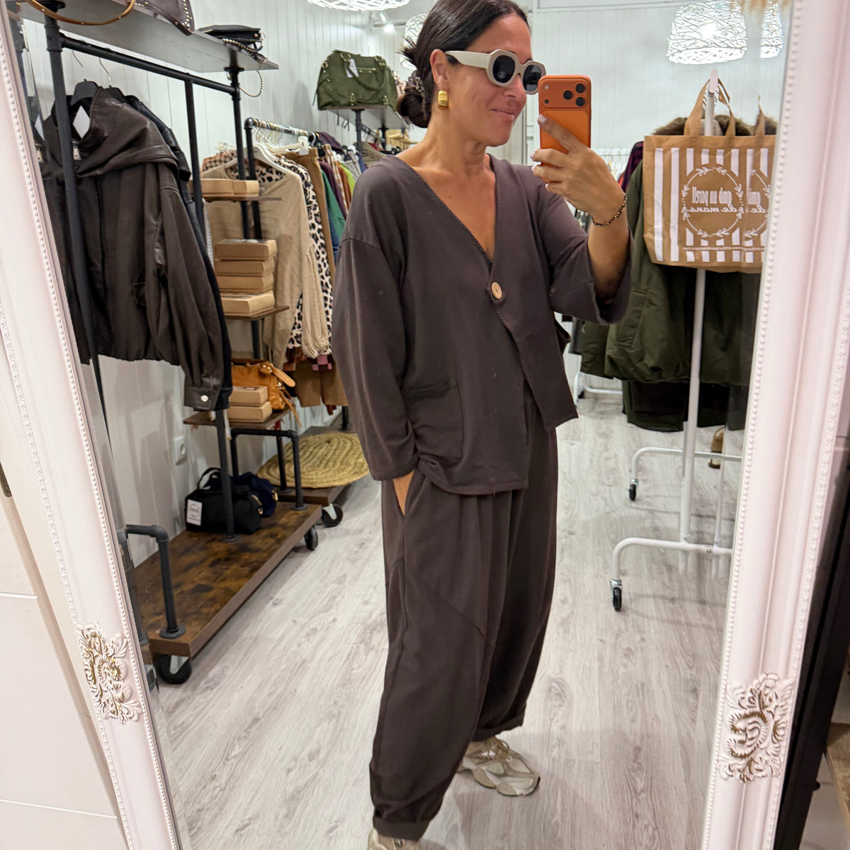 Conjunto Hiro Jogger chocolate