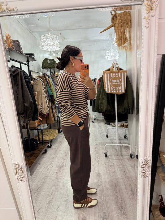 Pantalón Jogger Sophie chocolate