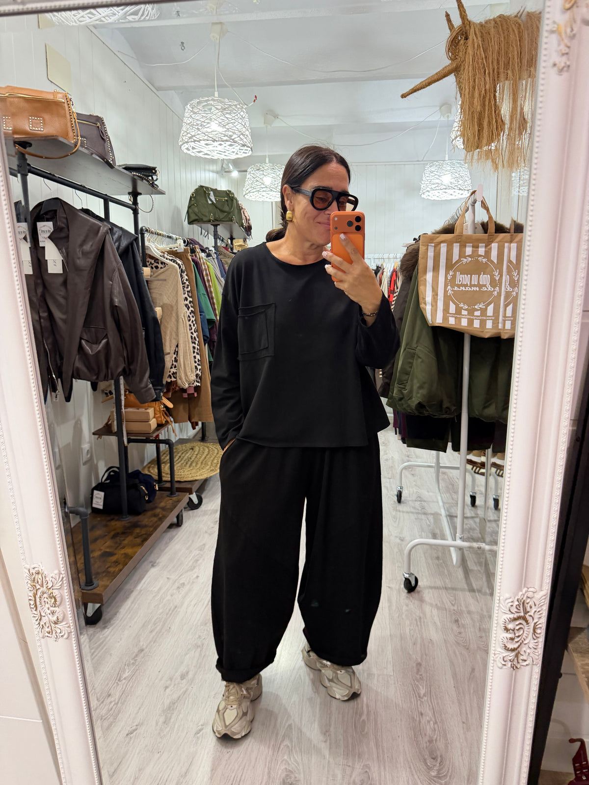 Conjunto Nadia Jogger negro