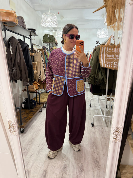Pantalón Jogger Hiro burdeos
