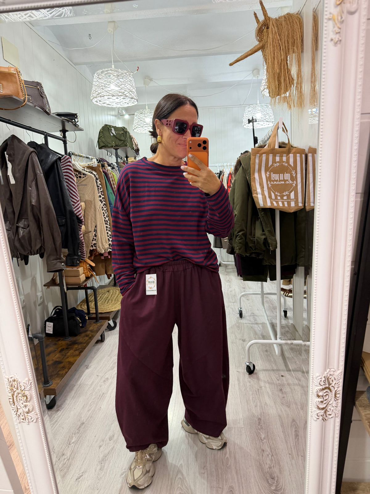 Pantalón Jogger Hiro burdeos