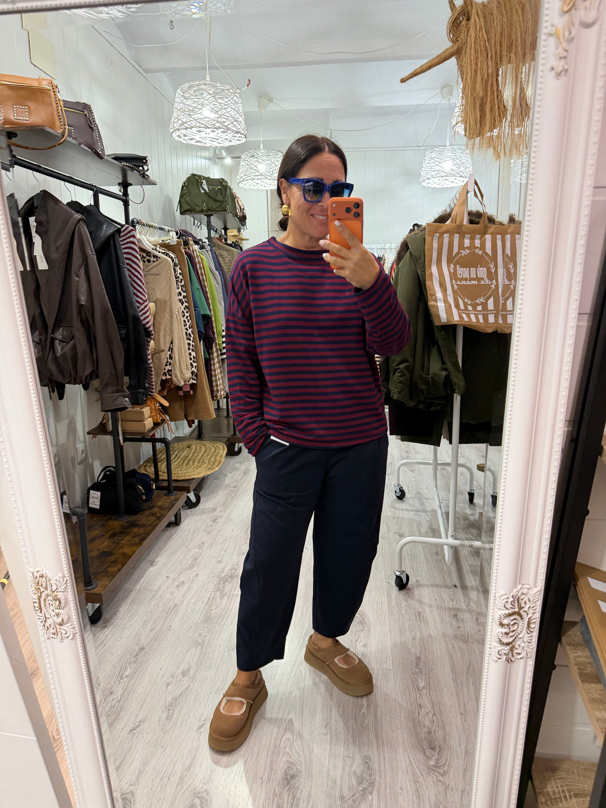 Pantalón Nagore punto milano marino