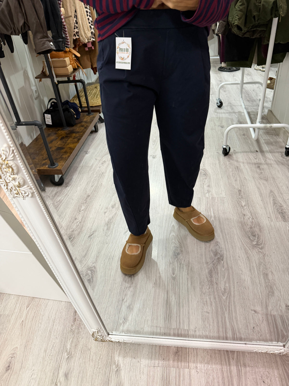 Pantalón Nagore punto milano marino