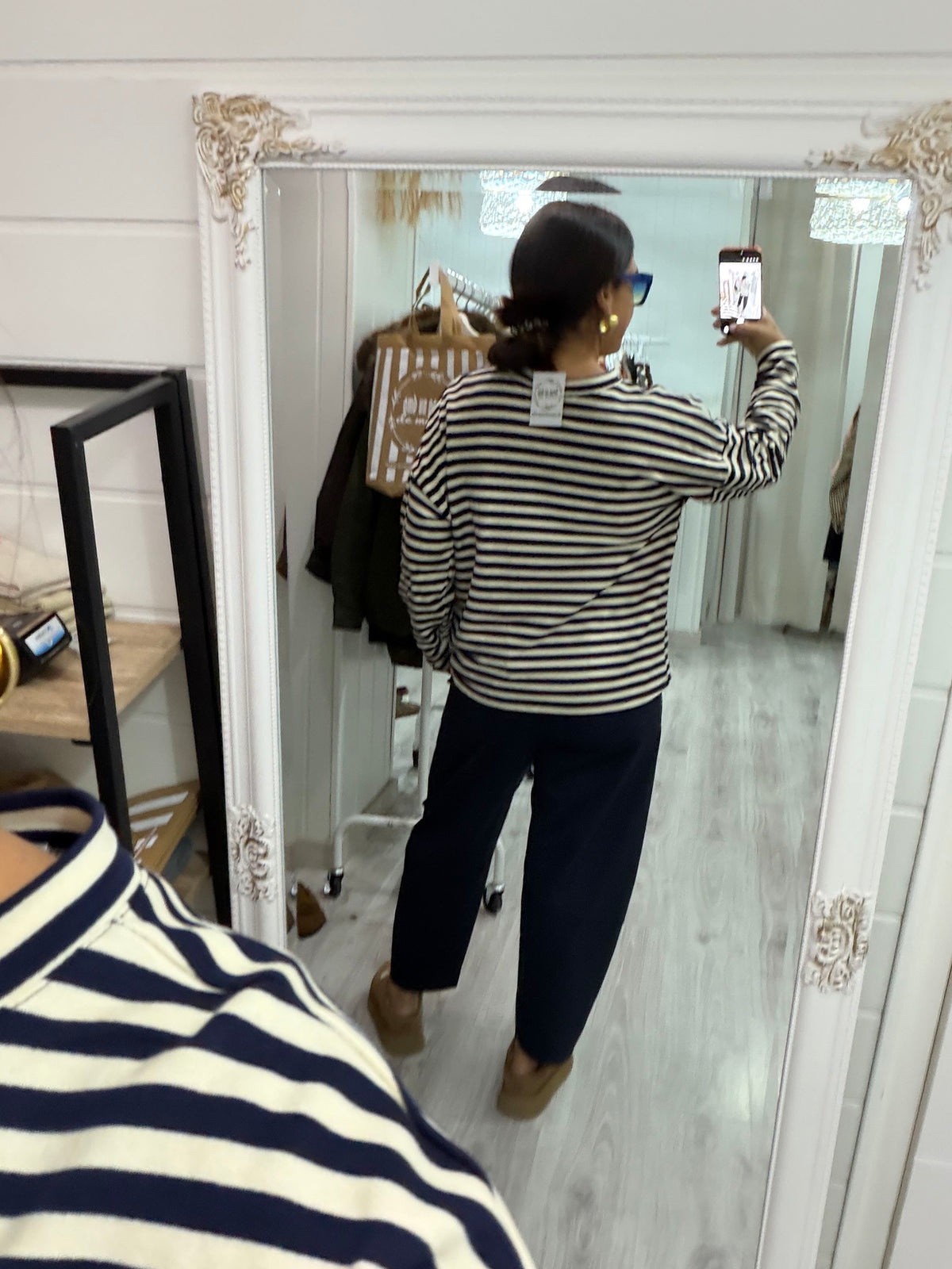 Pantalón Nagore punto milano marino