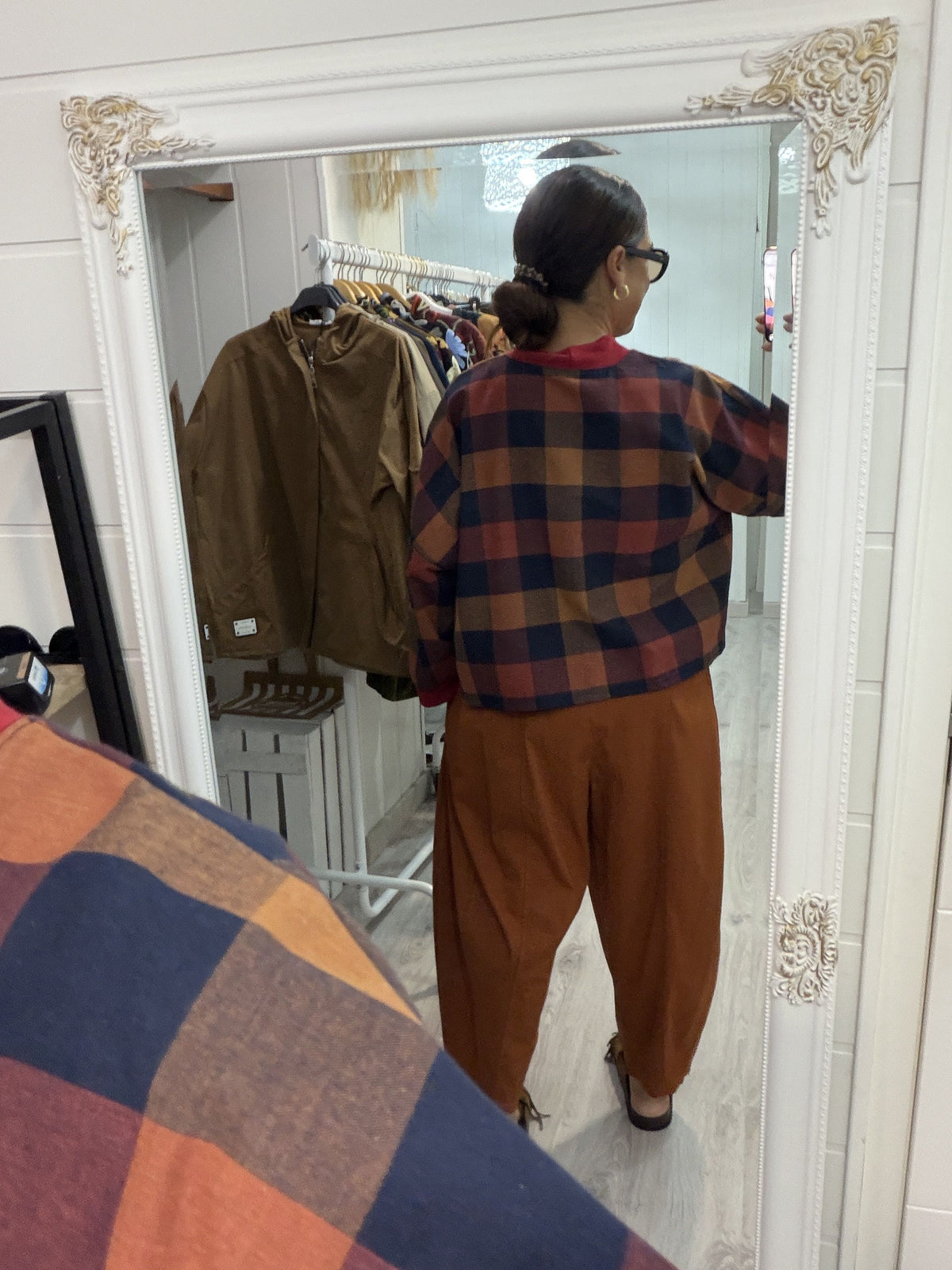 Pantalón Lotus teja