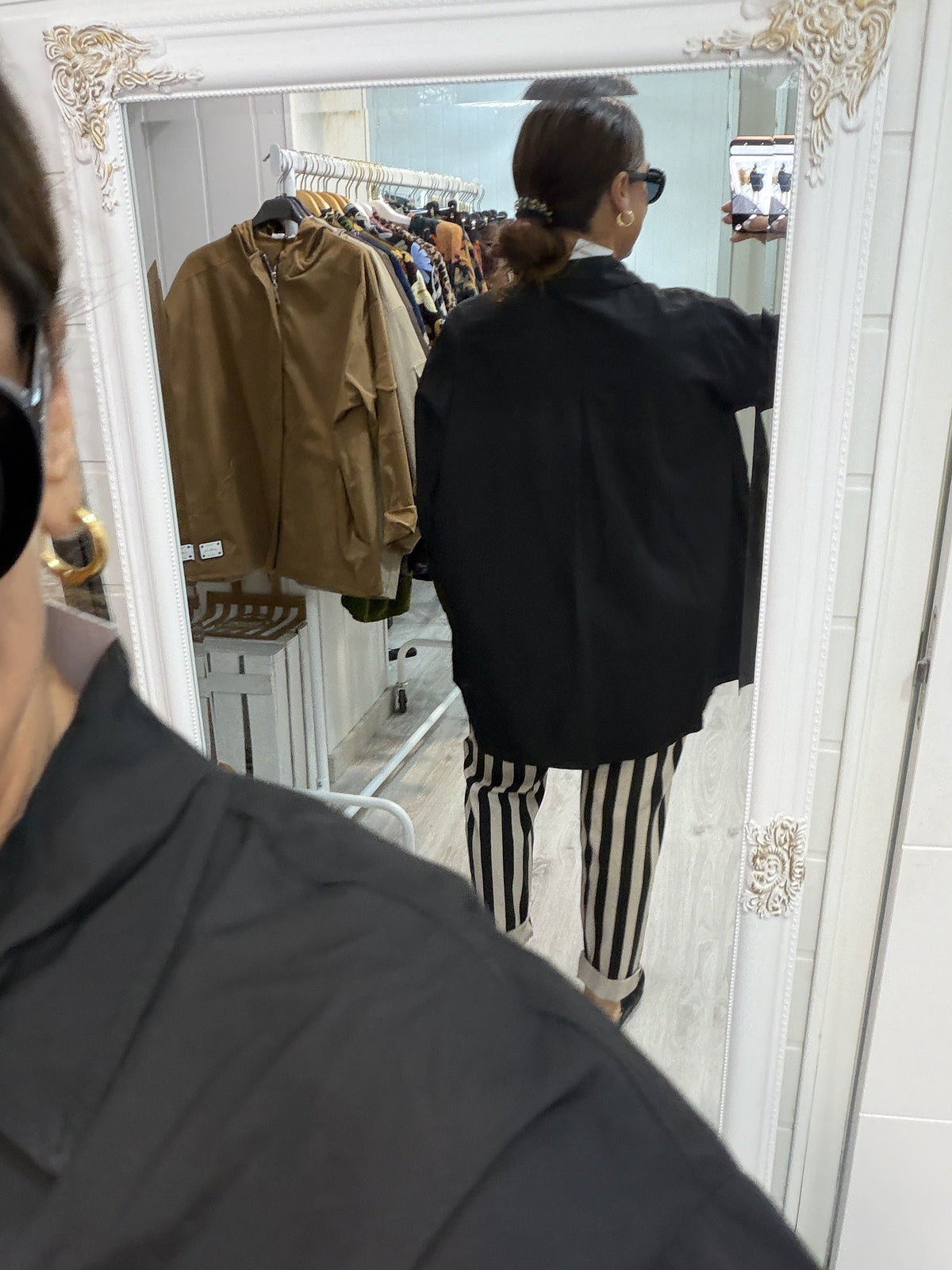 Camisa Lotus oversize negro