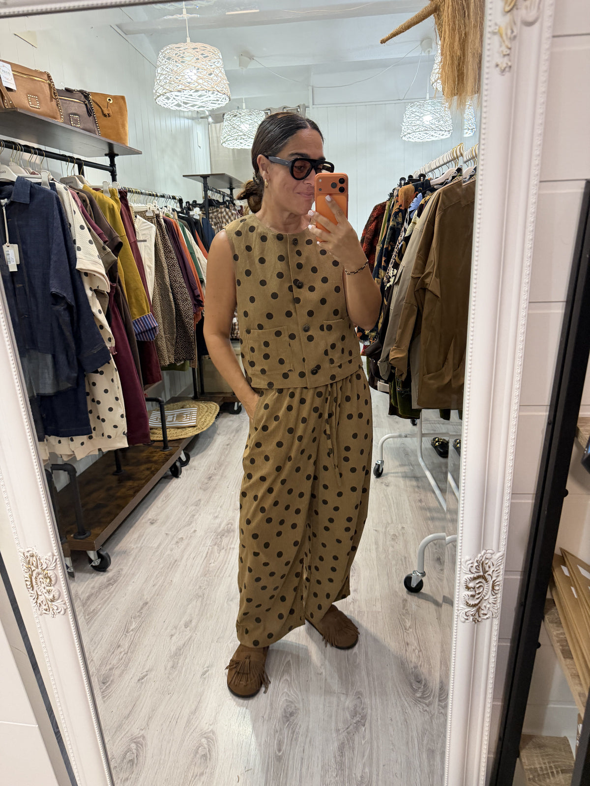 Conjunto Toppo Pana camel