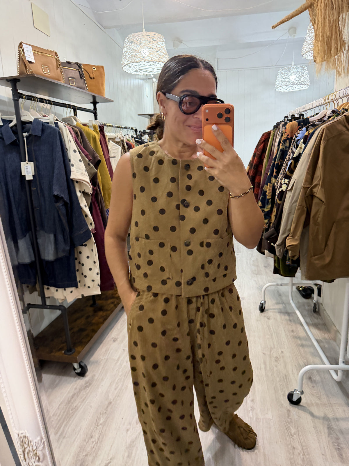 Conjunto Toppo Pana camel