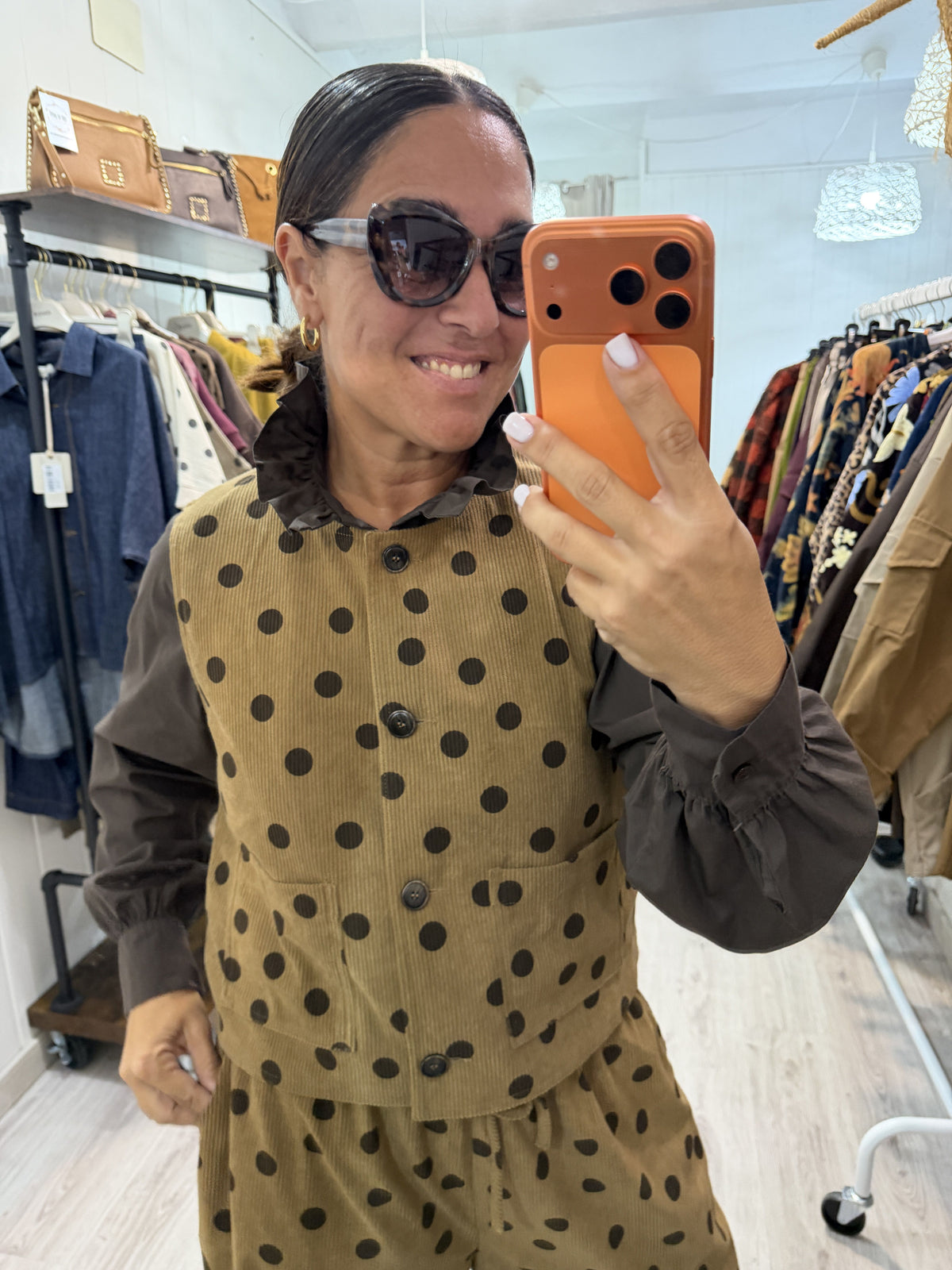 Conjunto Toppo Pana camel