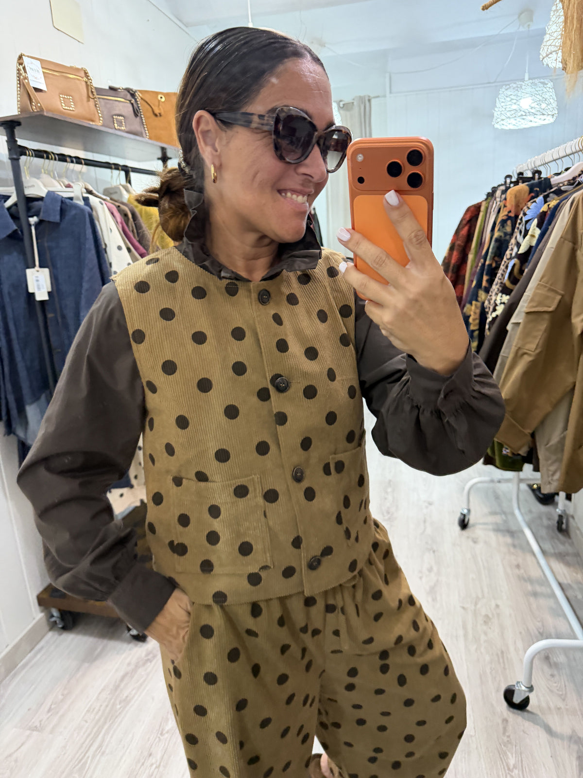 Conjunto Toppo Pana camel