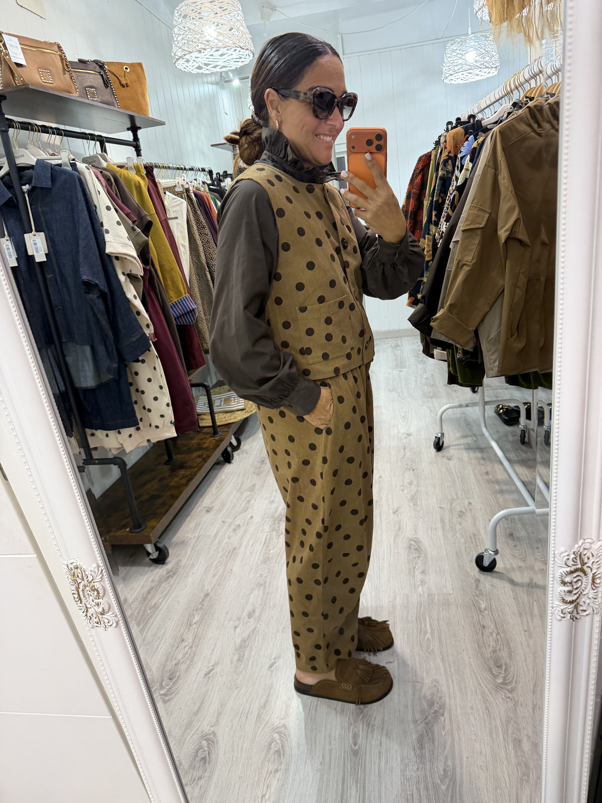 Conjunto Toppo Pana camel