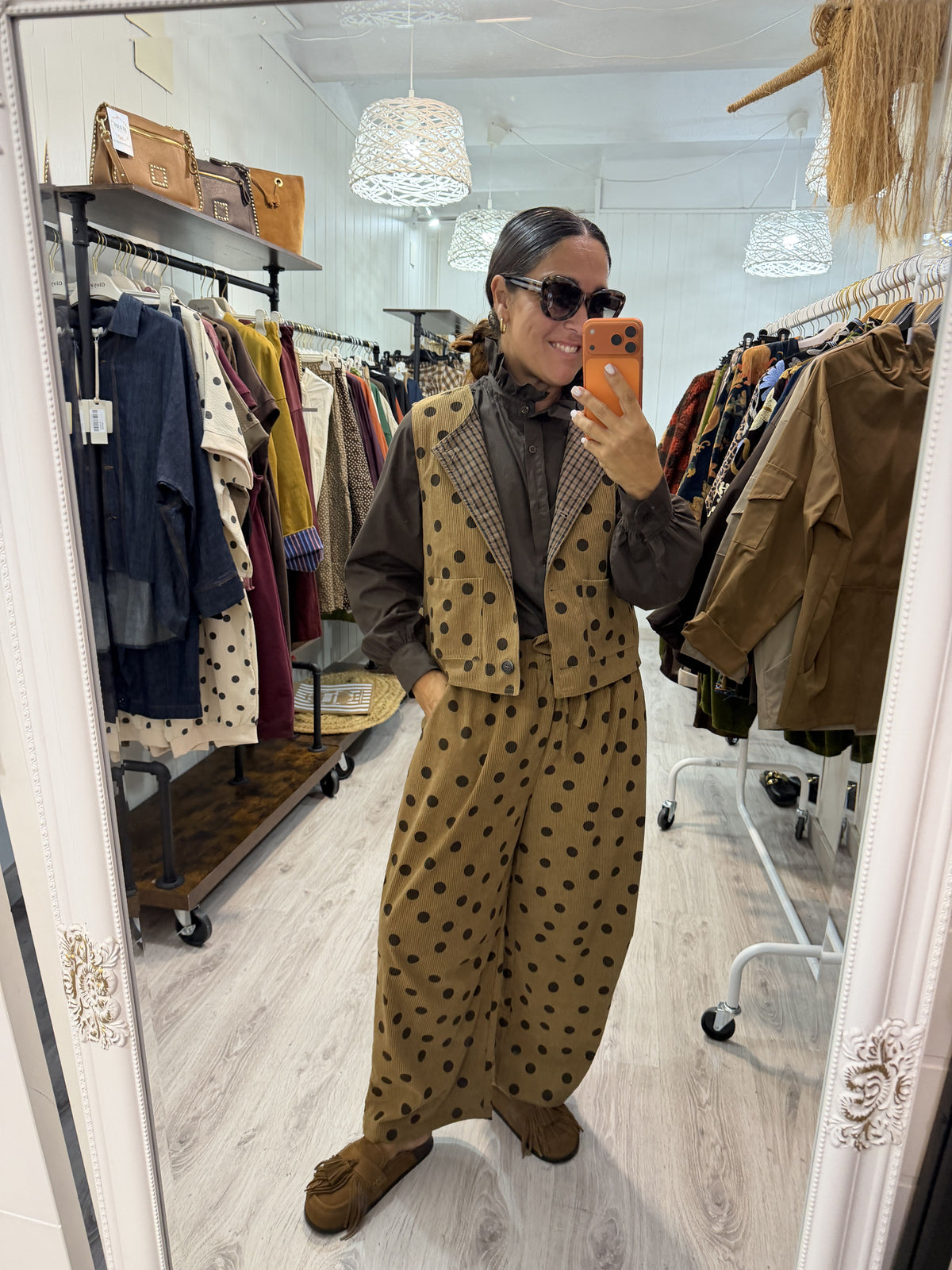 Conjunto Toppo Pana camel
