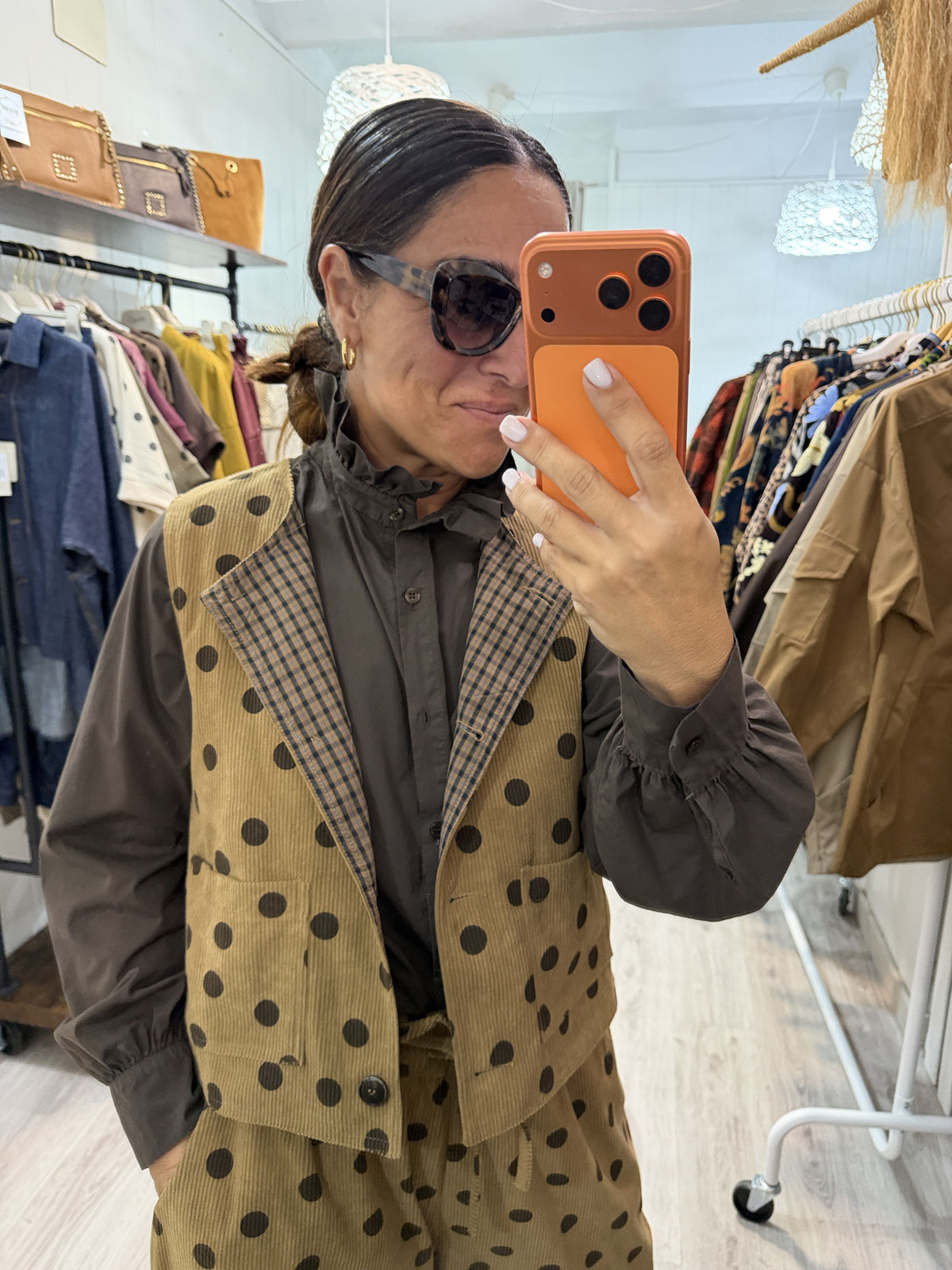 Camisa Mai chocolate
