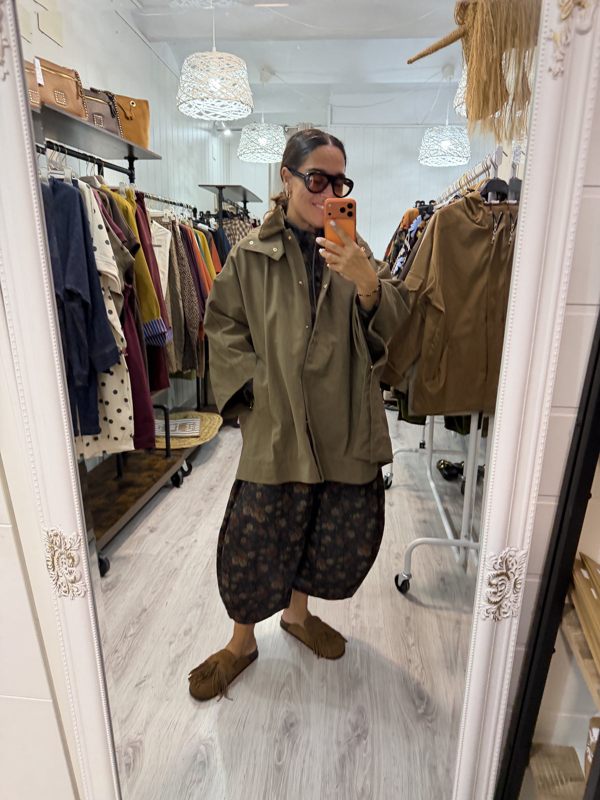 Chaqueta poncho oversize